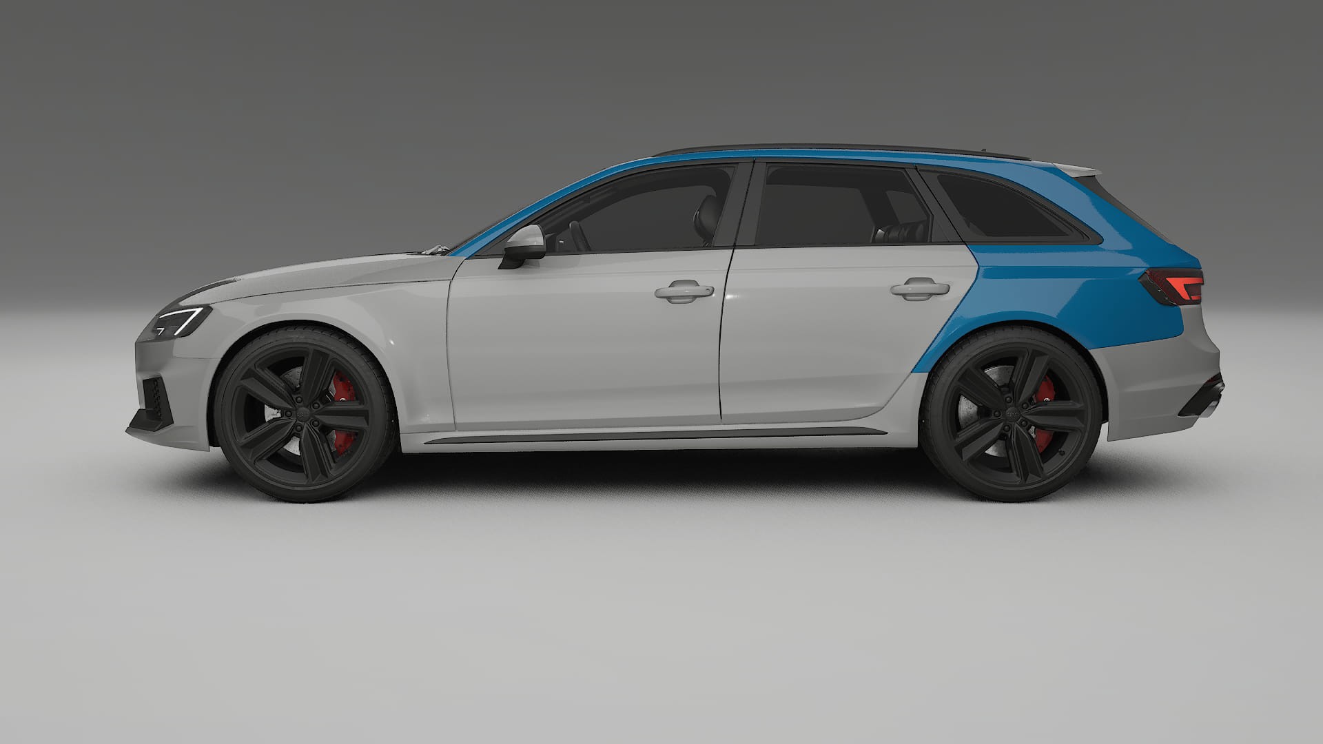 Audi RS4 Avant B9 prefacelift PPF Fólie | CrystalGuard Transparentní TPU PPF Kompletní Pre-cut Kit
