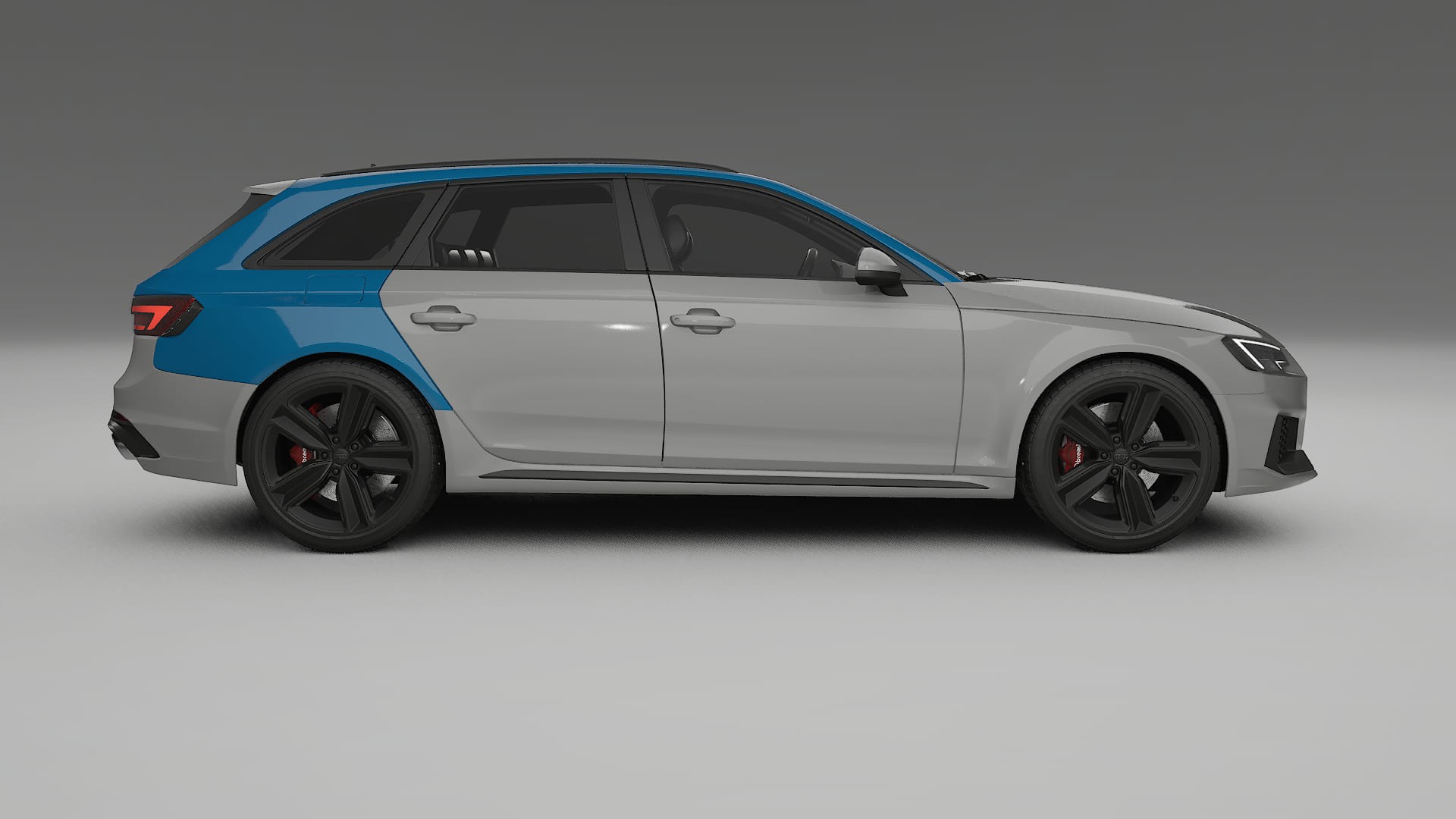 Audi RS4 Avant B9 prefacelift PPF Fólie | CrystalGuard Transparentní TPU PPF Kompletní Pre-cut Kit