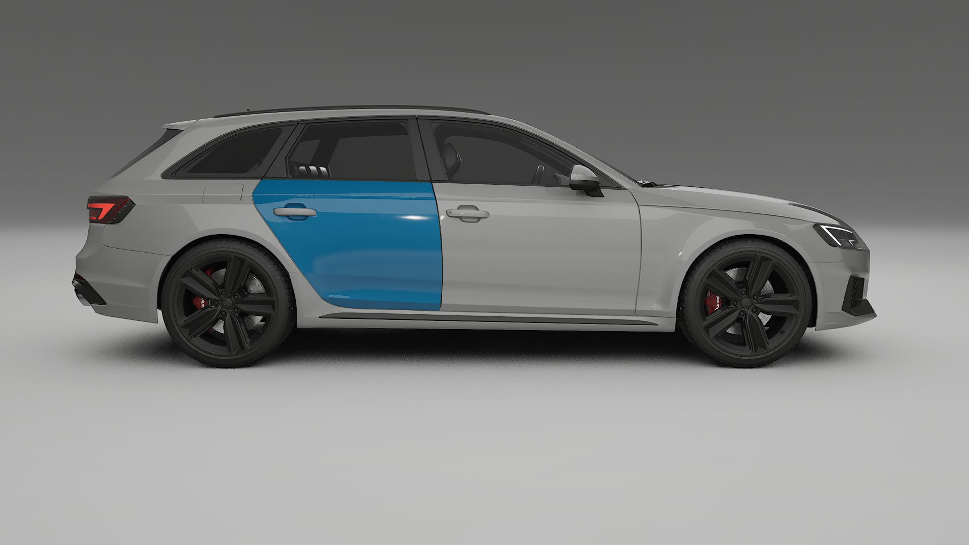 Audi RS4 Avant B9 prefacelift PPF Fólie | CrystalGuard Transparentní TPU PPF Kompletní Pre-cut Kit