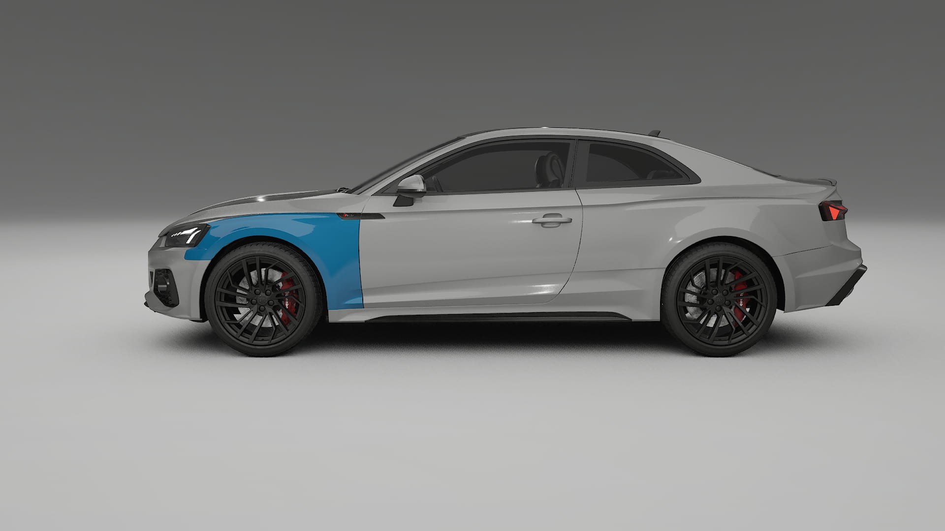 Audi RS5 coupe B9 facelift PPF Fólie | CrystalGuard Transparentní TPU PPF Kompletní Pre-cut Kit