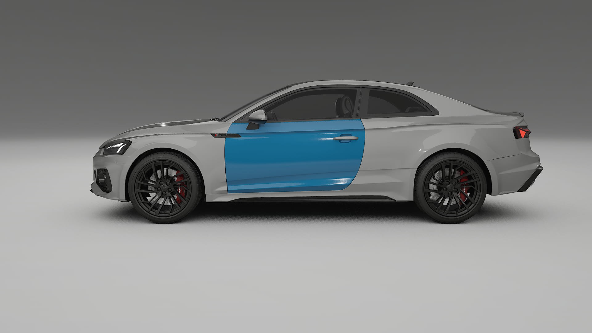 Audi RS5 coupe B9 facelift PPF Fólie | CrystalGuard Transparentní TPU PPF Kompletní Pre-cut Kit