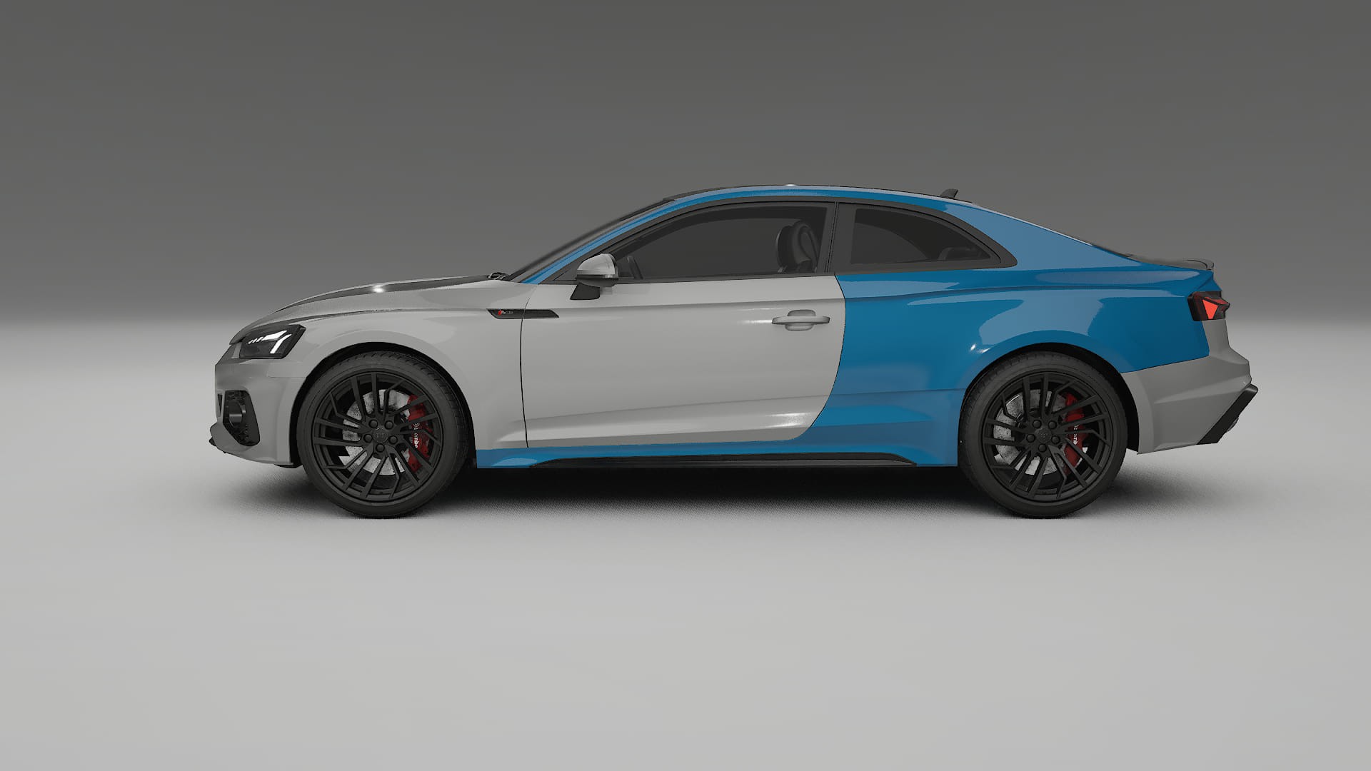 Audi RS5 coupe B9 facelift PPF Fólie | CrystalGuard Transparentní TPU PPF Kompletní Pre-cut Kit