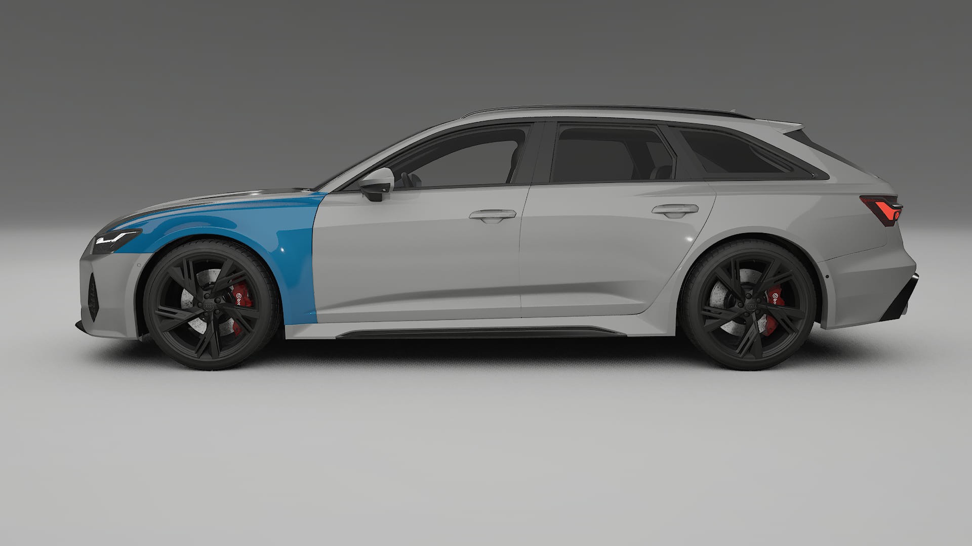Audi RS6 Avant C8 facelift PPF Fólie | CrystalGuard Transparentní TPU PPF Kompletní Pre-cut Kit