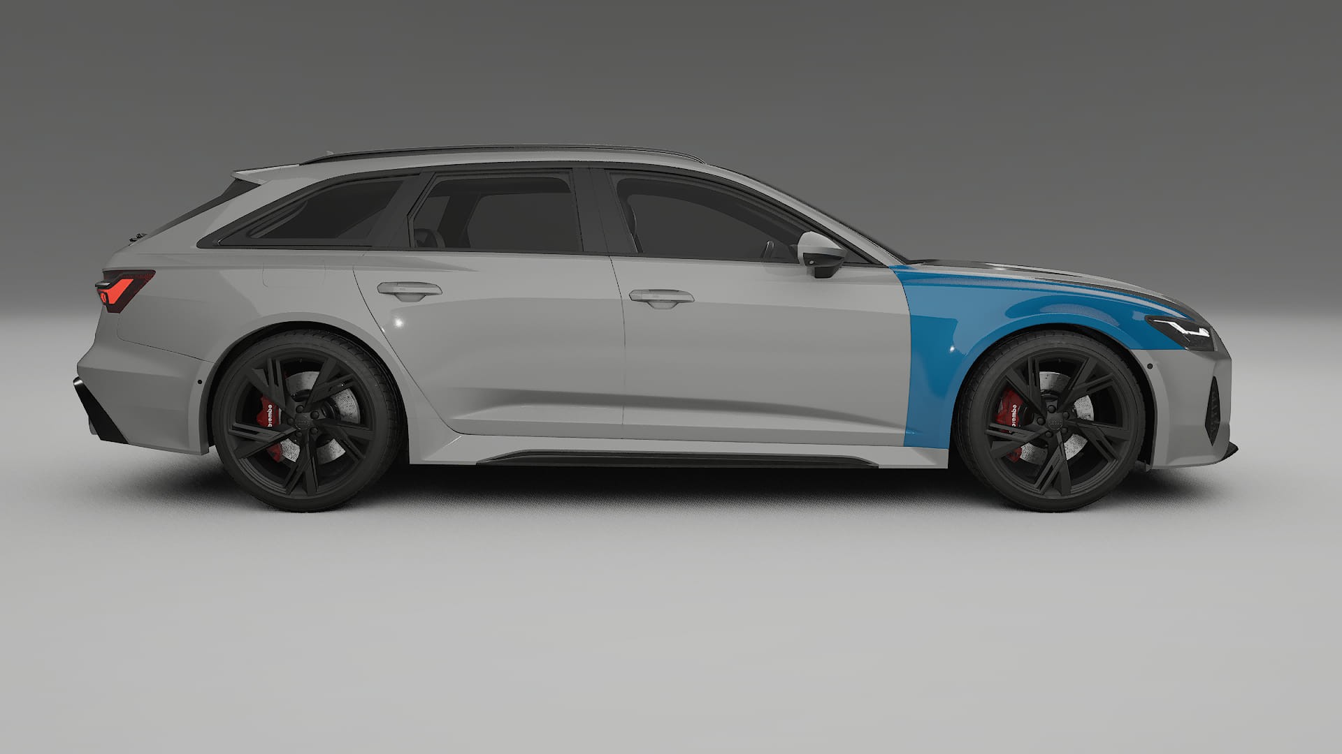 Audi RS6 Avant C8 facelift PPF Fólie | CrystalGuard Transparentní TPU PPF Kompletní Pre-cut Kit
