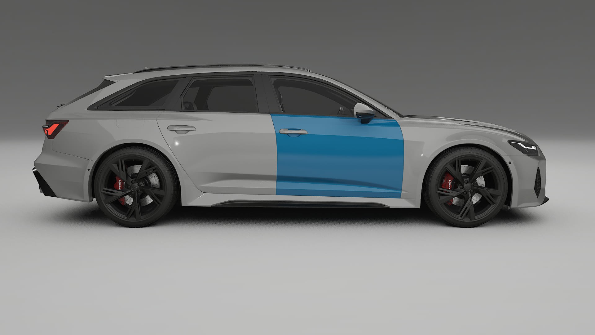 Audi RS6 Avant C8 facelift PPF Fólie | CrystalGuard Transparentní TPU PPF Kompletní Pre-cut Kit