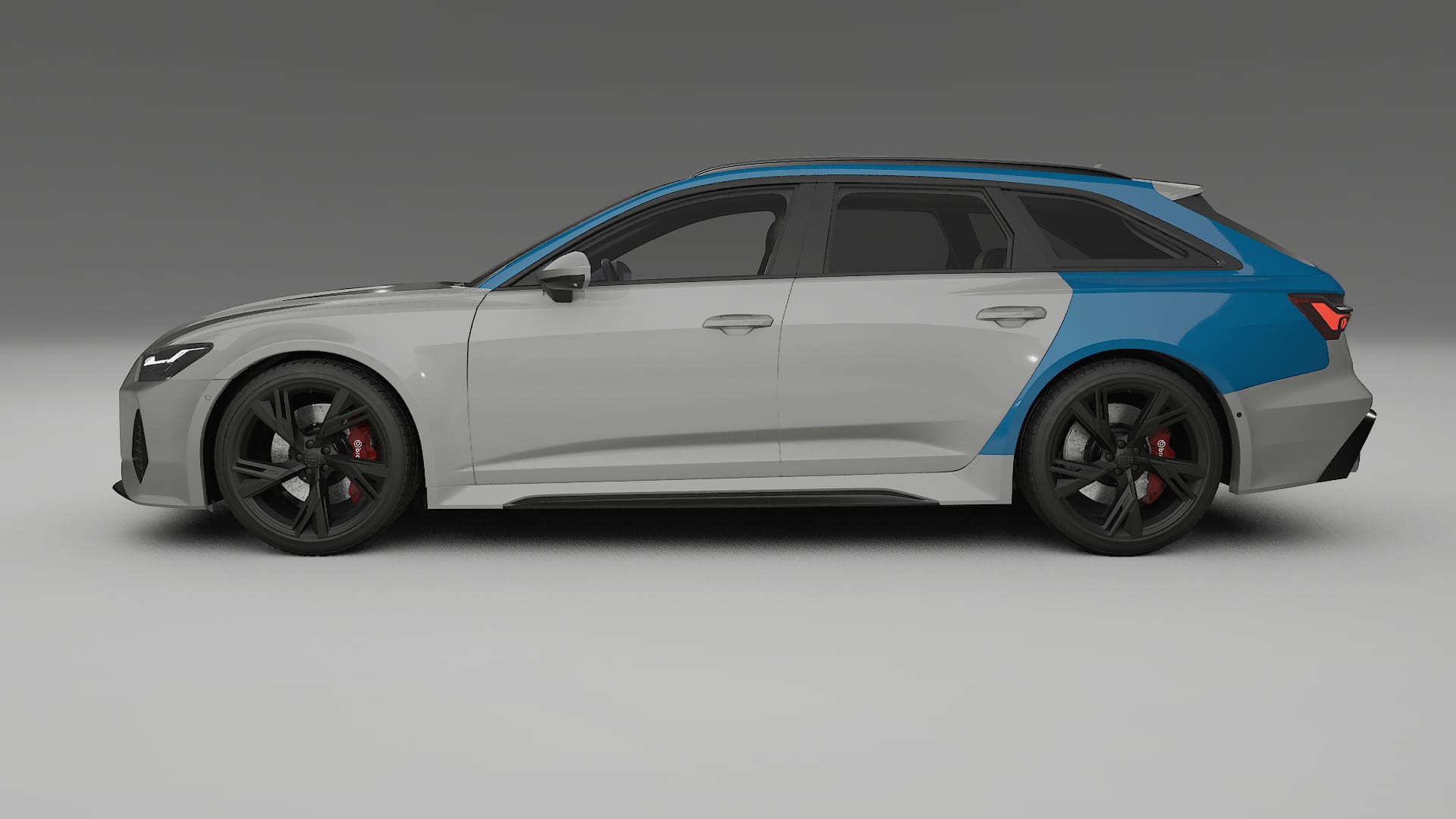 Audi RS6 Avant C8 facelift PPF Fólie | CrystalGuard Transparentní TPU PPF Kompletní Pre-cut Kit