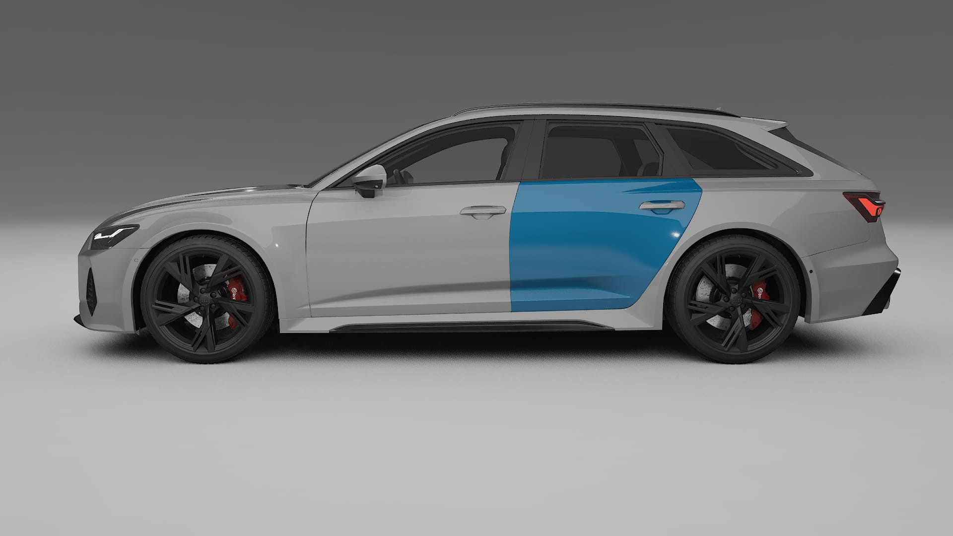 Audi RS6 Avant C8 facelift PPF Fólie | CrystalGuard Transparentní TPU PPF Kompletní Pre-cut Kit
