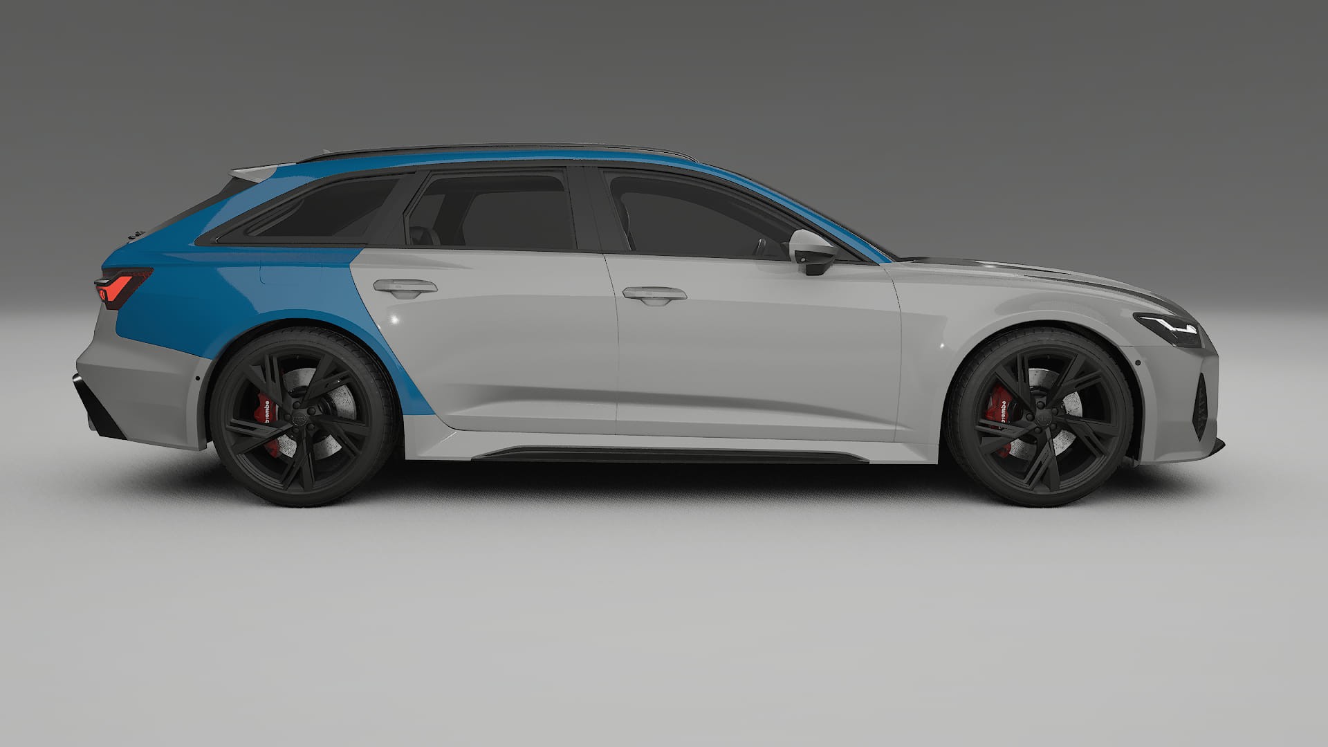 Audi RS6 Avant C8 facelift PPF Fólie | CrystalGuard Transparentní TPU PPF Kompletní Pre-cut Kit