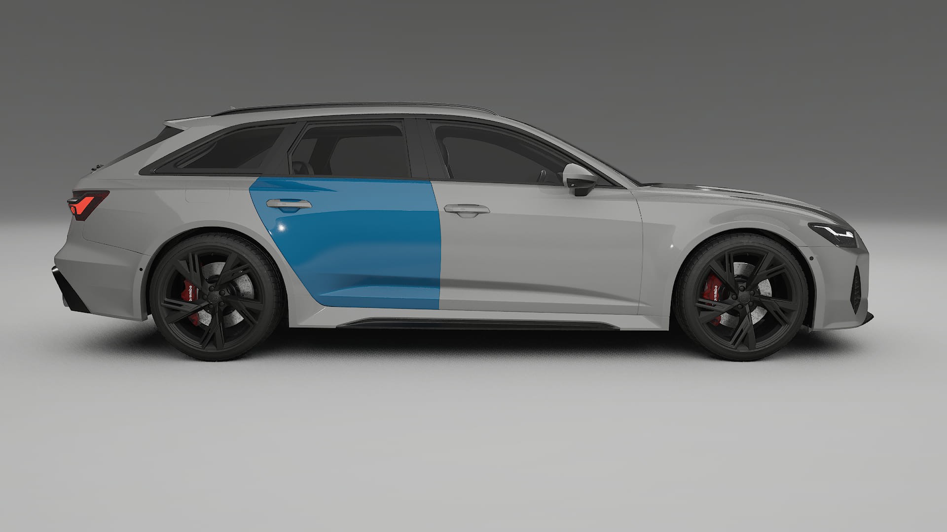 Audi RS6 Avant C8 facelift PPF Fólie | CrystalGuard Transparentní TPU PPF Kompletní Pre-cut Kit