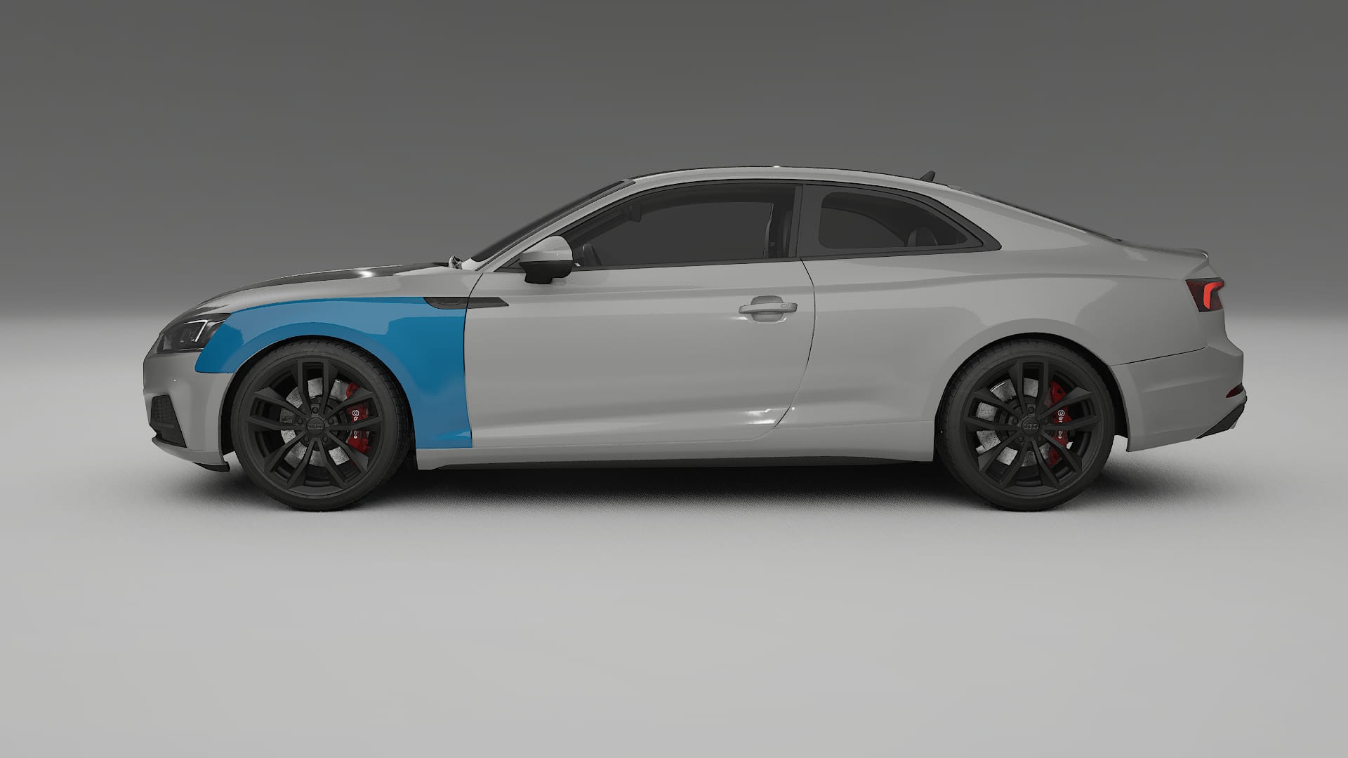 Audi S5 B9 prefacelift PPF Fólie | CrystalGuard Transparentní TPU PPF Kompletní Pre-cut Kit