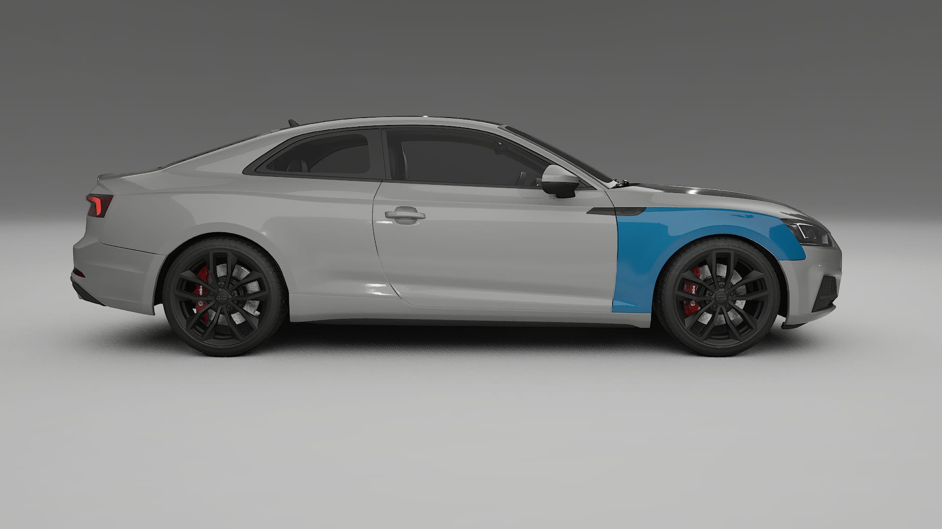 Audi S5 B9 prefacelift PPF Fólie | CrystalGuard Transparentní TPU PPF Kompletní Pre-cut Kit