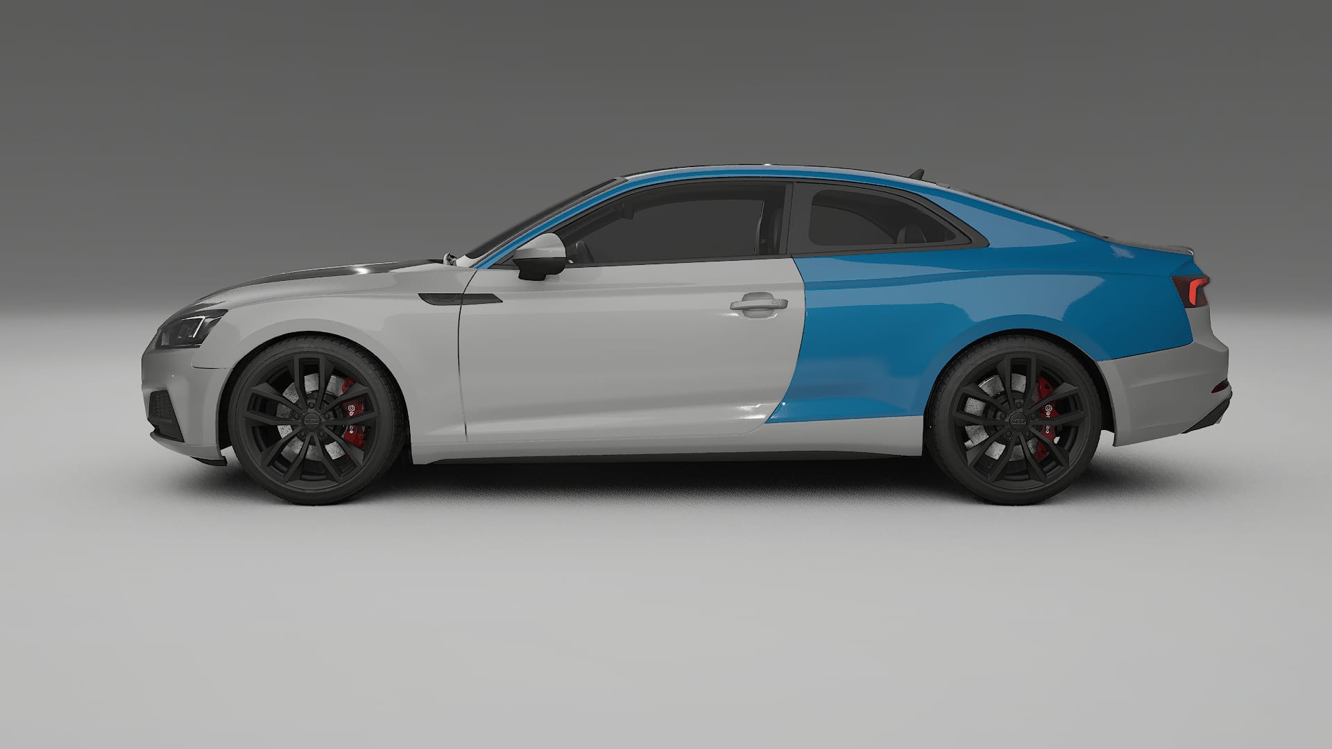 Audi S5 B9 prefacelift PPF Fólie | CrystalGuard Transparentní TPU PPF Kompletní Pre-cut Kit