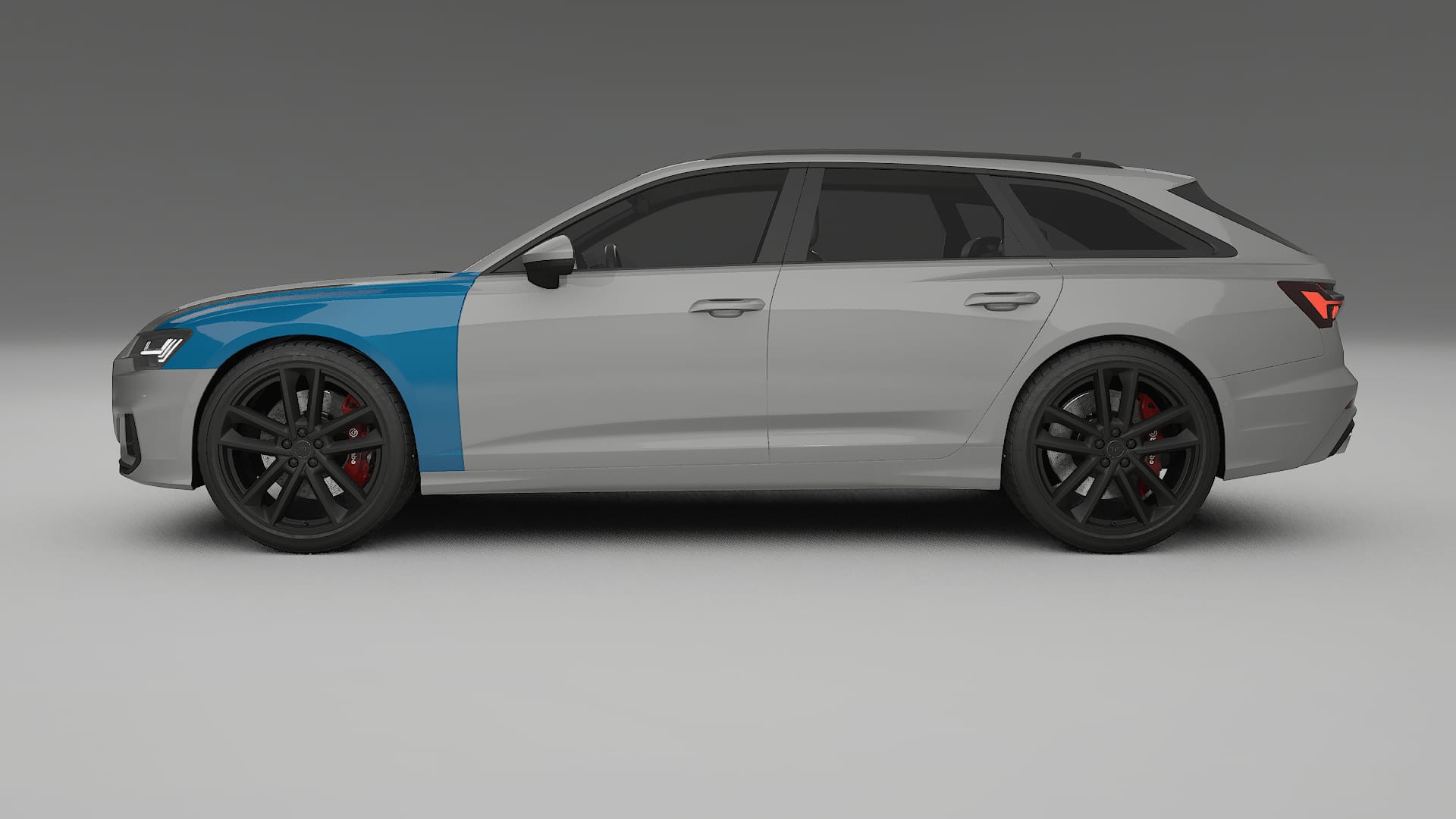 Audi S6 Avant prefacelift C8 PPF Fólie | CrystalGuard Transparentní TPU PPF Kompletní Pre-cut Kit