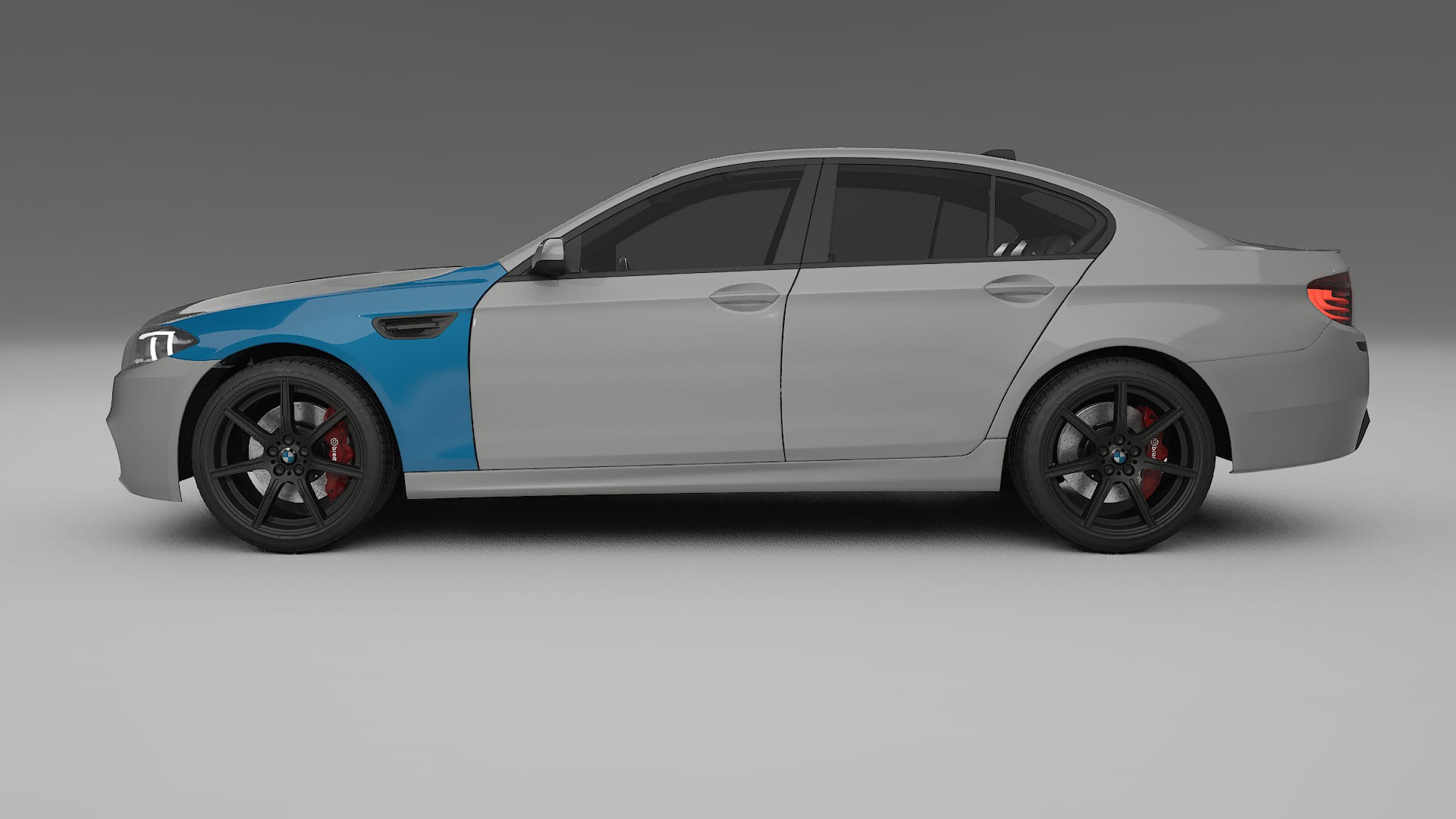 BMW M5 F10 PPF Fólie | CrystalGuard Transparentní TPU PPF Kompletní Pre-cut Kit
