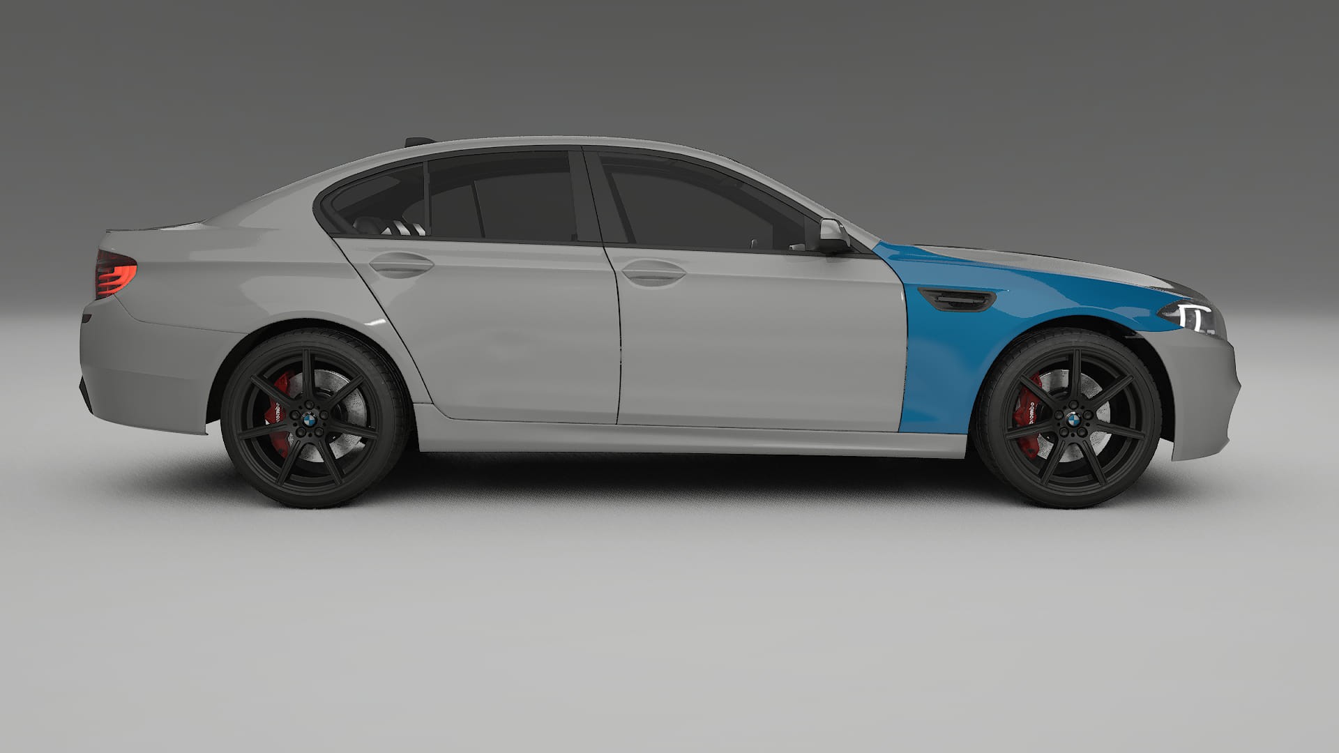 BMW M5 F10 PPF Fólie | CrystalGuard Transparentní TPU PPF Kompletní Pre-cut Kit
