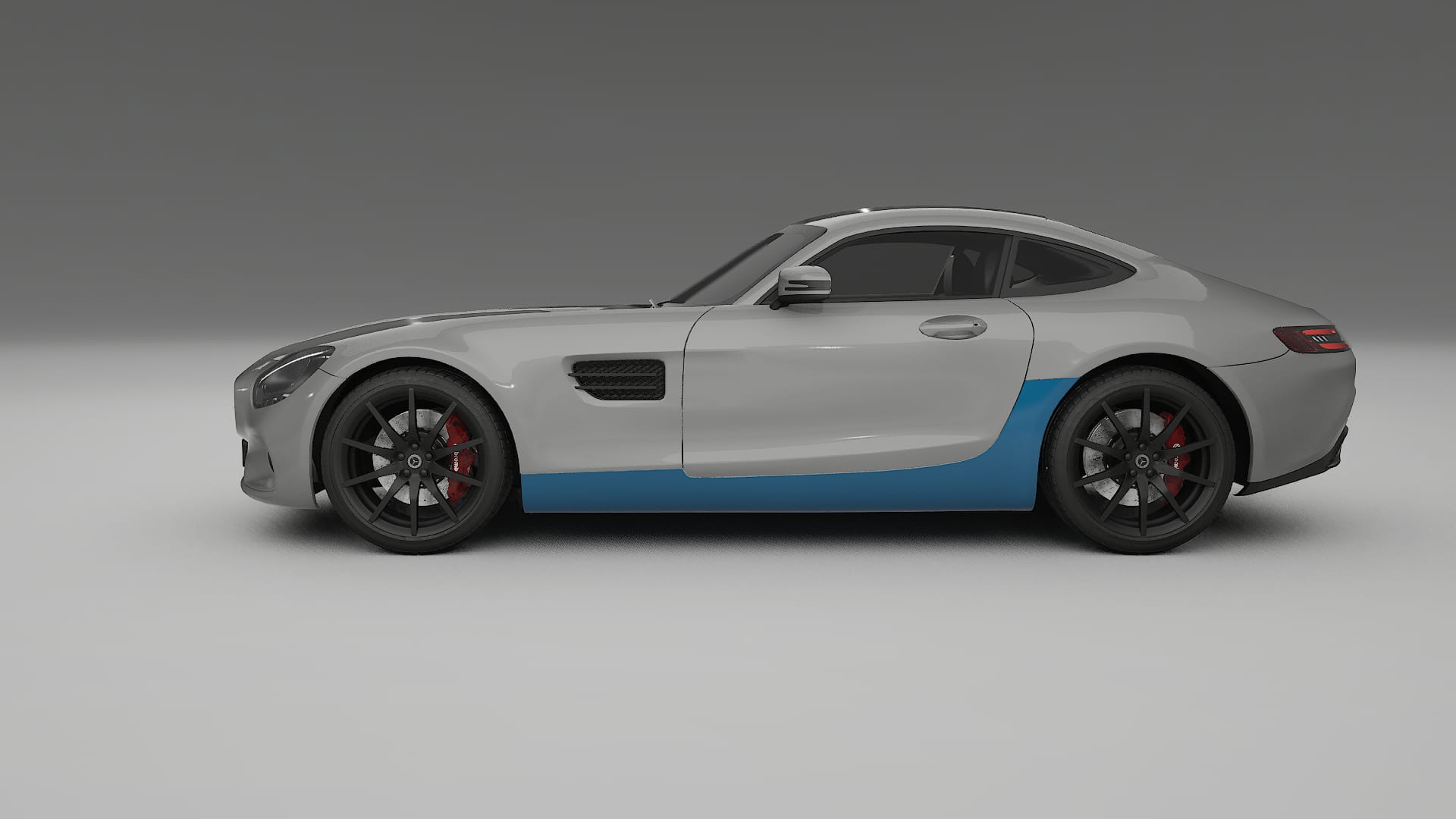 Mercedes AMG GT C190 coupe PPF Fólie | CrystalGuard Transparentní TPU PPF Kompletní Pre-cut Kit