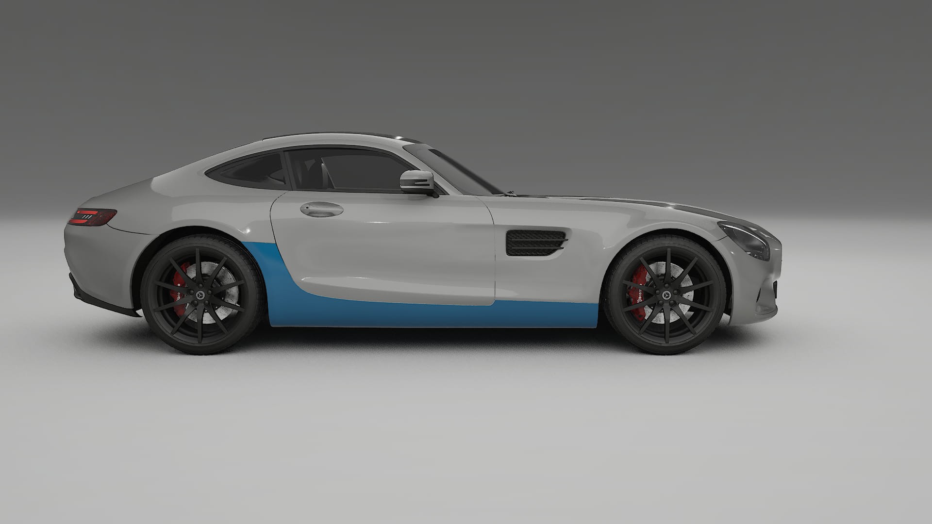 Mercedes AMG GT C190 coupe PPF Fólie | CrystalGuard Transparentní TPU PPF Kompletní Pre-cut Kit