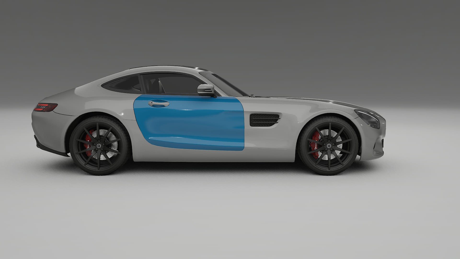 Mercedes AMG GT C190 coupe PPF Fólie | CrystalGuard Transparentní TPU PPF Kompletní Pre-cut Kit
