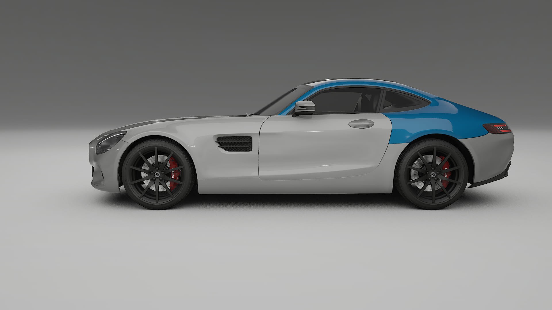 Mercedes AMG GT C190 coupe PPF Fólie | CrystalGuard Transparentní TPU PPF Kompletní Pre-cut Kit