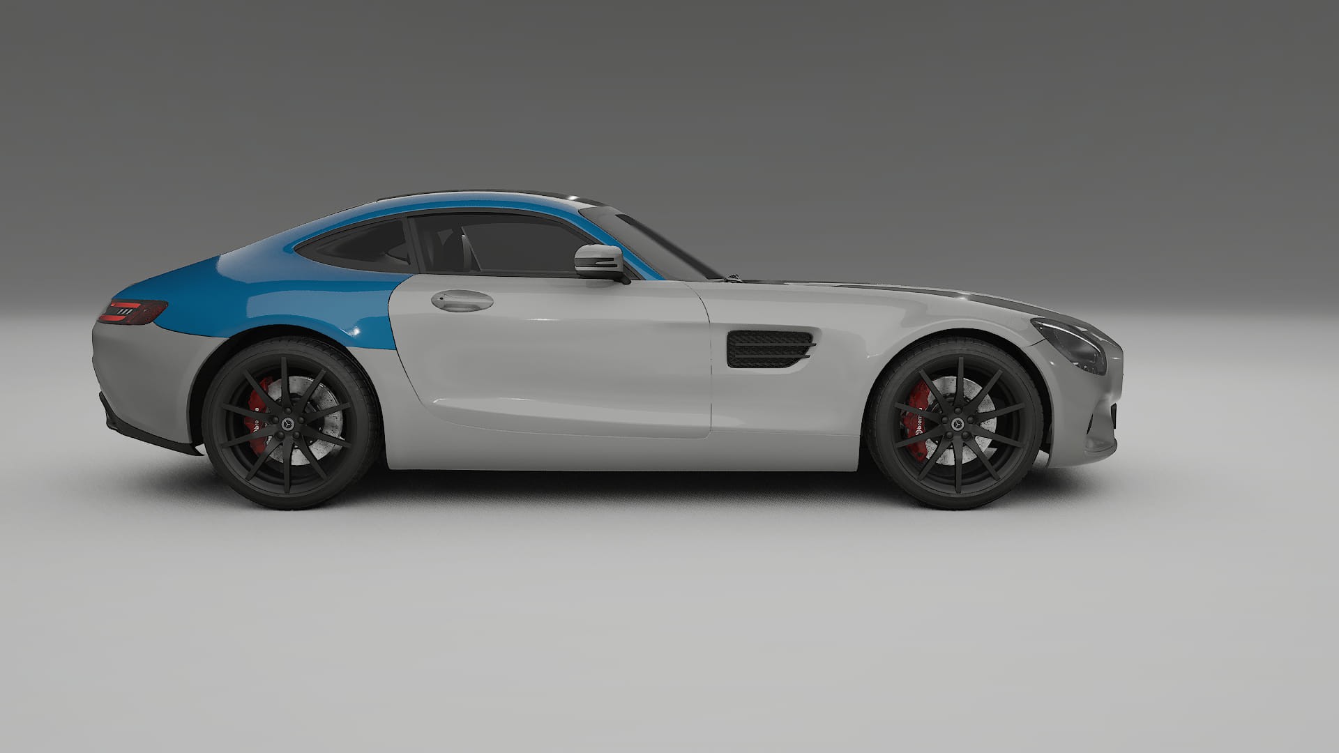 Mercedes AMG GT C190 coupe PPF Fólie | CrystalGuard Transparentní TPU PPF Kompletní Pre-cut Kit