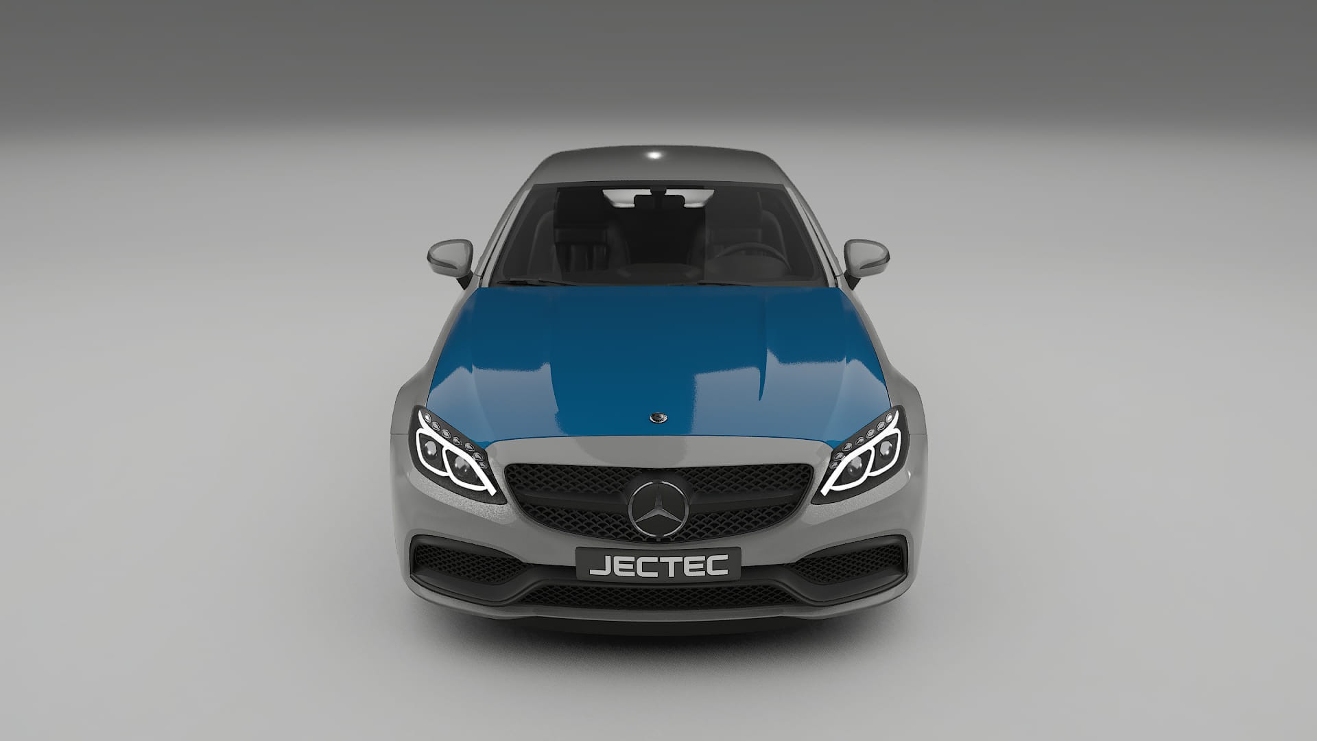 Mercedes C63 AMG W205 coupe PPF Fólie | CrystalGuard Transparentní TPU PPF Kompletní Pre-cut Kit