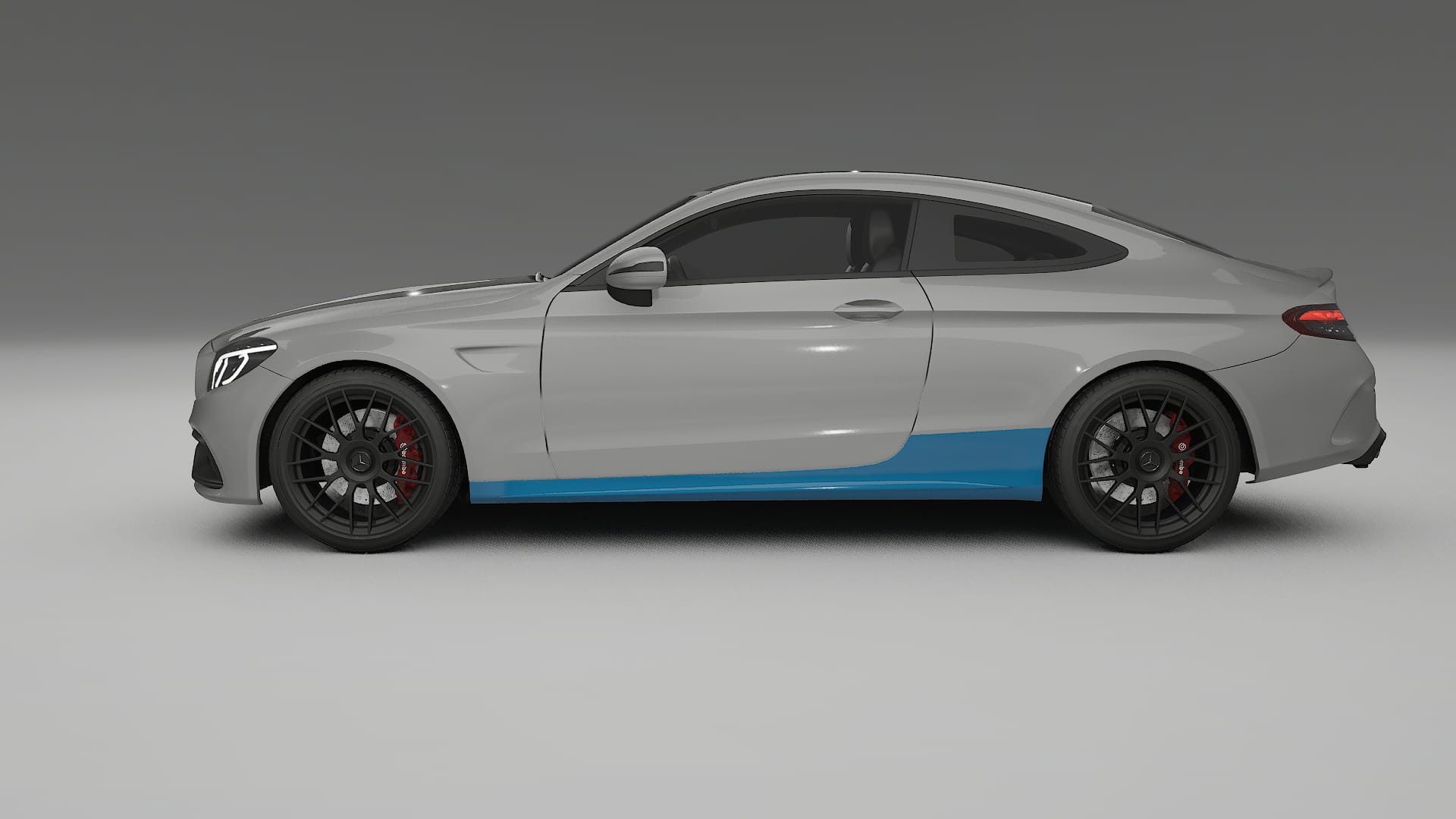 Mercedes C63 AMG W205 coupe PPF Fólie | CrystalGuard Transparentní TPU PPF Kompletní Pre-cut Kit