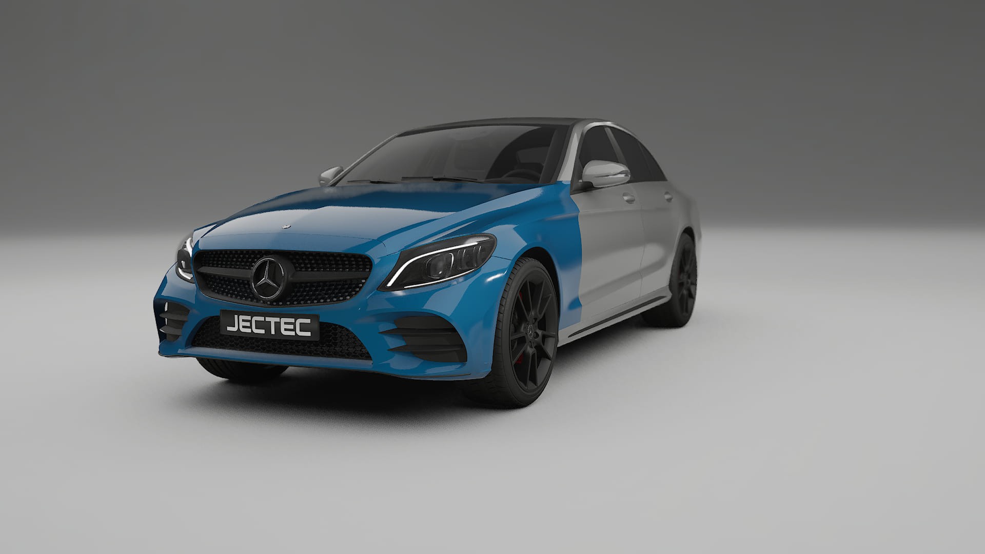 Mercedes C-class W205 AMG sedan PPF Fólie | CrystalGuard Transparentní TPU PPF Kompletní Pre-cut Kit