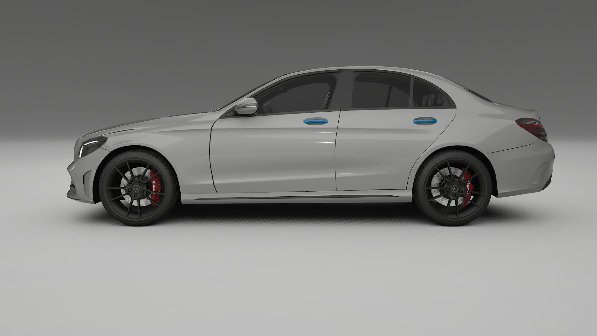 Mercedes C-class W205 AMG sedan PPF Fólie | CrystalGuard Transparentní TPU PPF Kompletní Pre-cut Kit