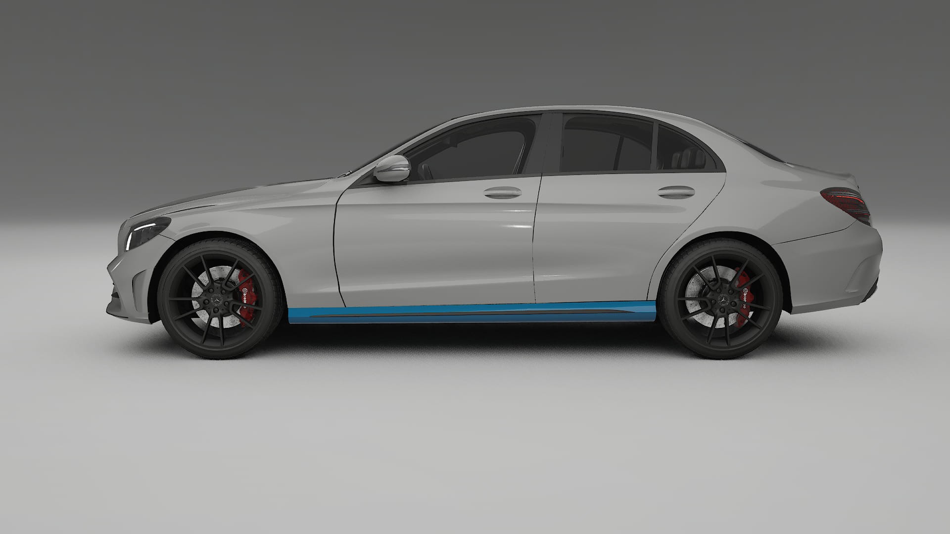 Mercedes C-class W205 AMG sedan PPF Fólie | CrystalGuard Transparentní TPU PPF Kompletní Pre-cut Kit