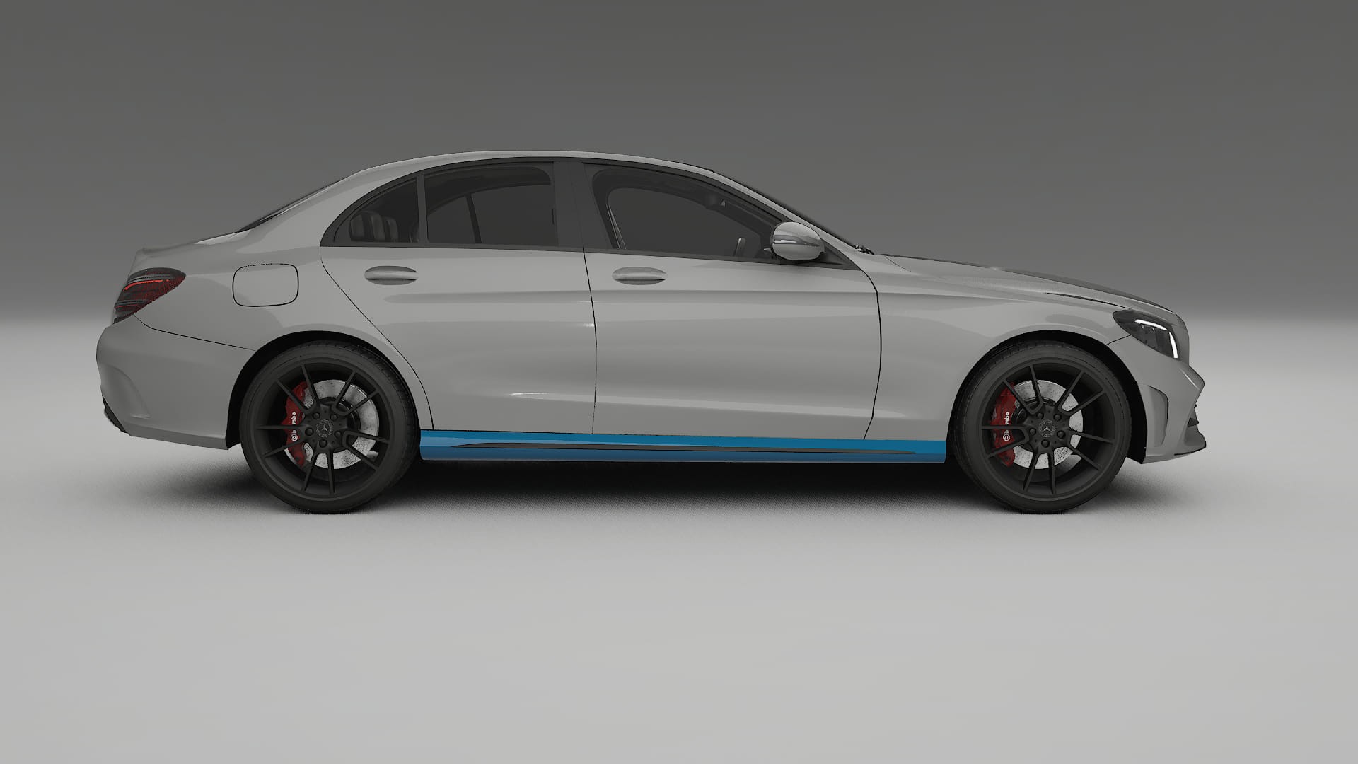 Mercedes C-class W205 AMG sedan PPF Fólie | CrystalGuard Transparentní TPU PPF Kompletní Pre-cut Kit