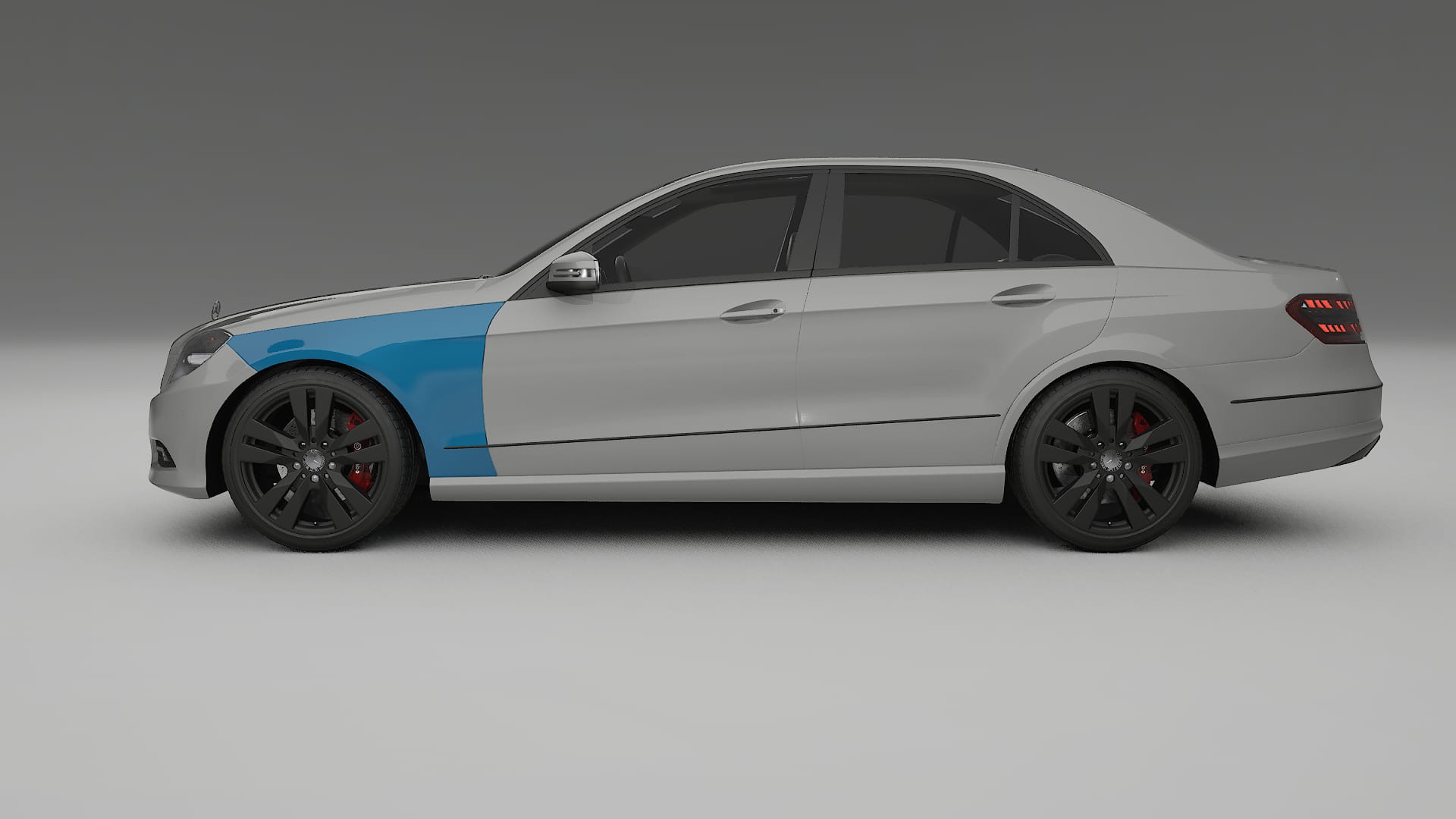 Mercedes E-class sedan W212 Prefacelift PPF Fólie | CrystalGuard Transparentní TPU PPF Kompletní Pre-cut Kit