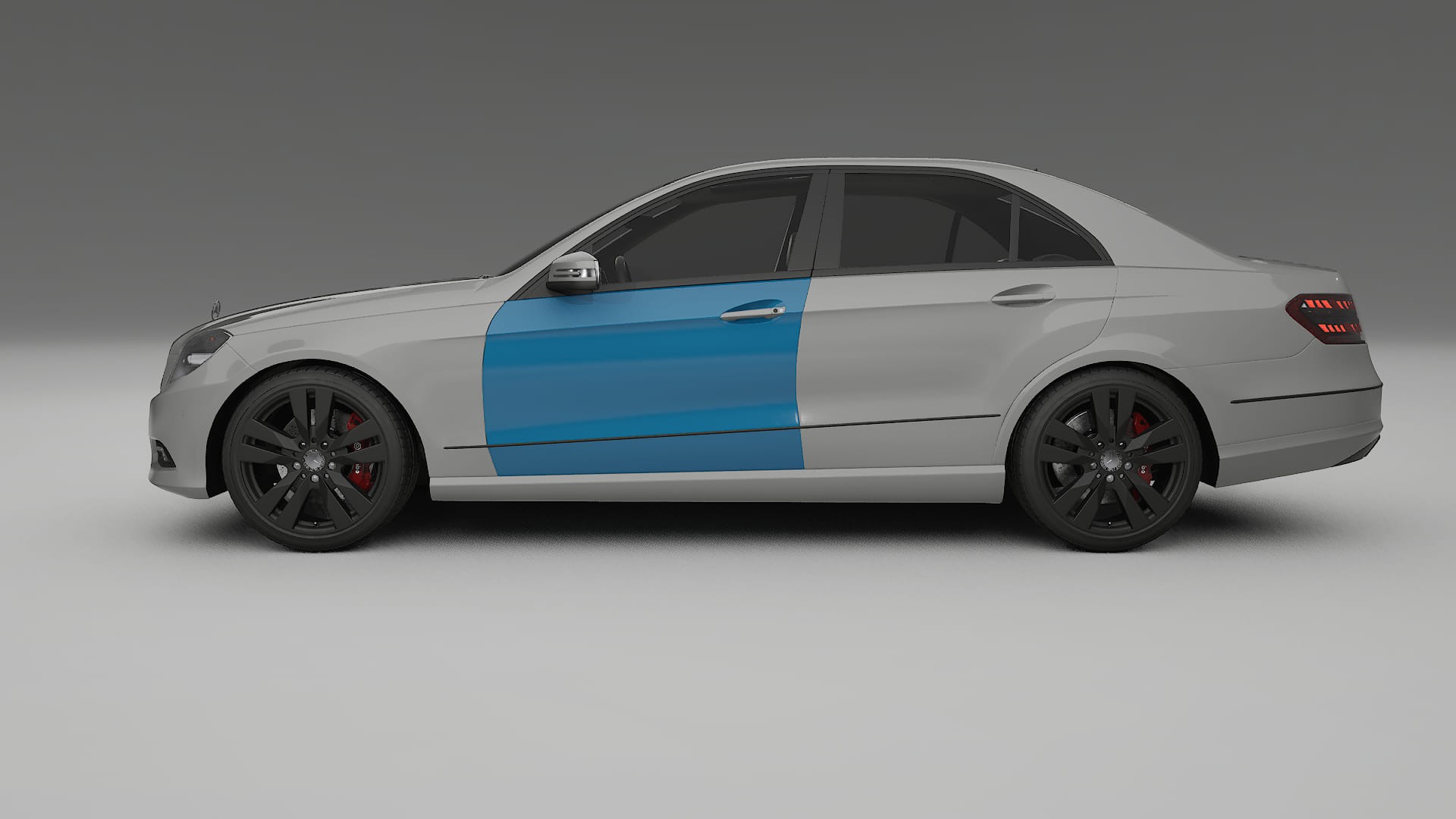 Mercedes E-class sedan W212 Prefacelift PPF Fólie | CrystalGuard Transparentní TPU PPF Kompletní Pre-cut Kit