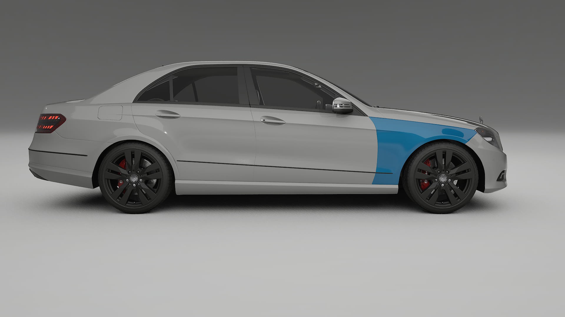 Mercedes E-class sedan W212 Prefacelift PPF Fólie | CrystalGuard Transparentní TPU PPF Kompletní Pre-cut Kit