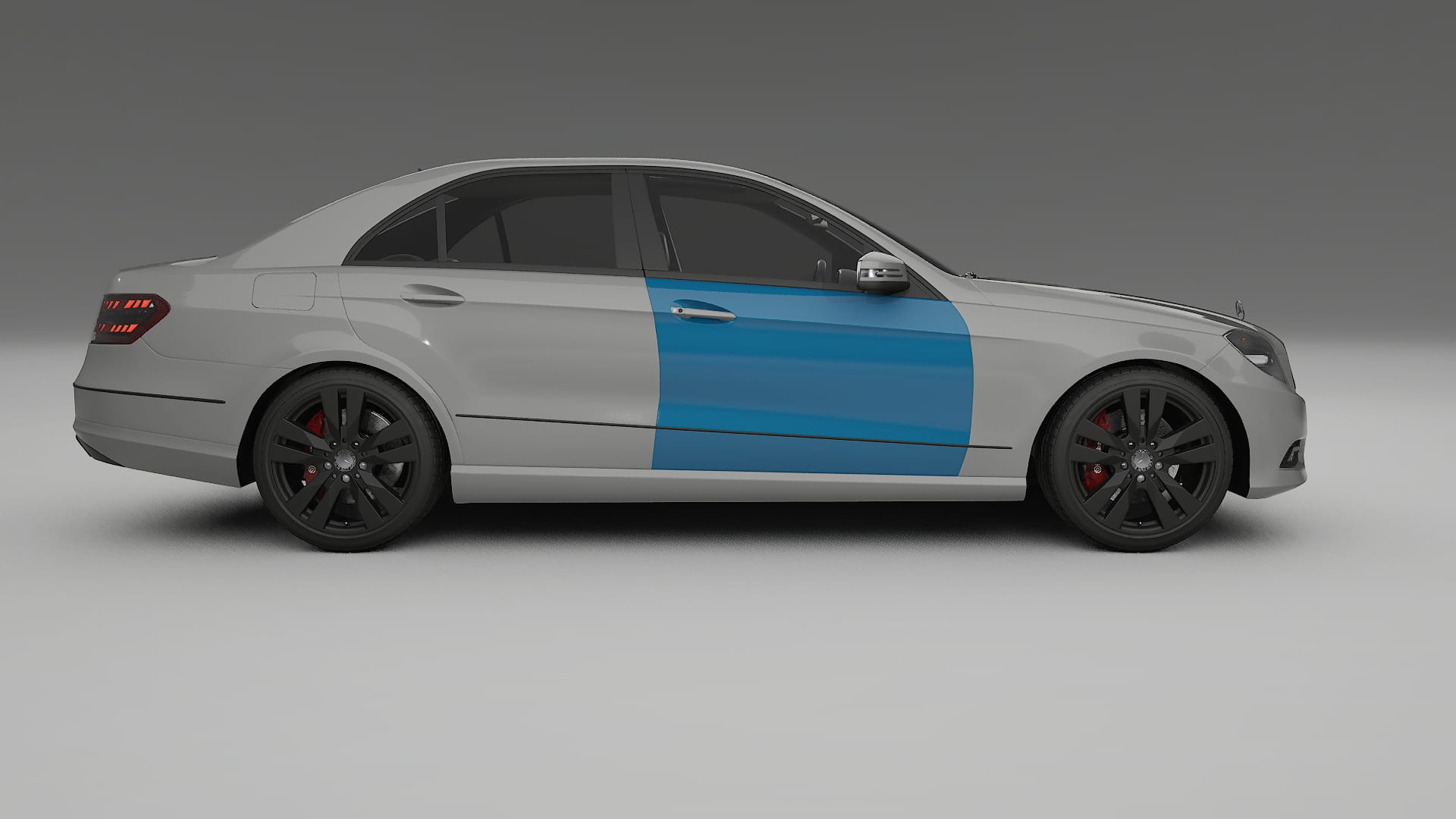 Mercedes E-class sedan W212 Prefacelift PPF Fólie | CrystalGuard Transparentní TPU PPF Kompletní Pre-cut Kit
