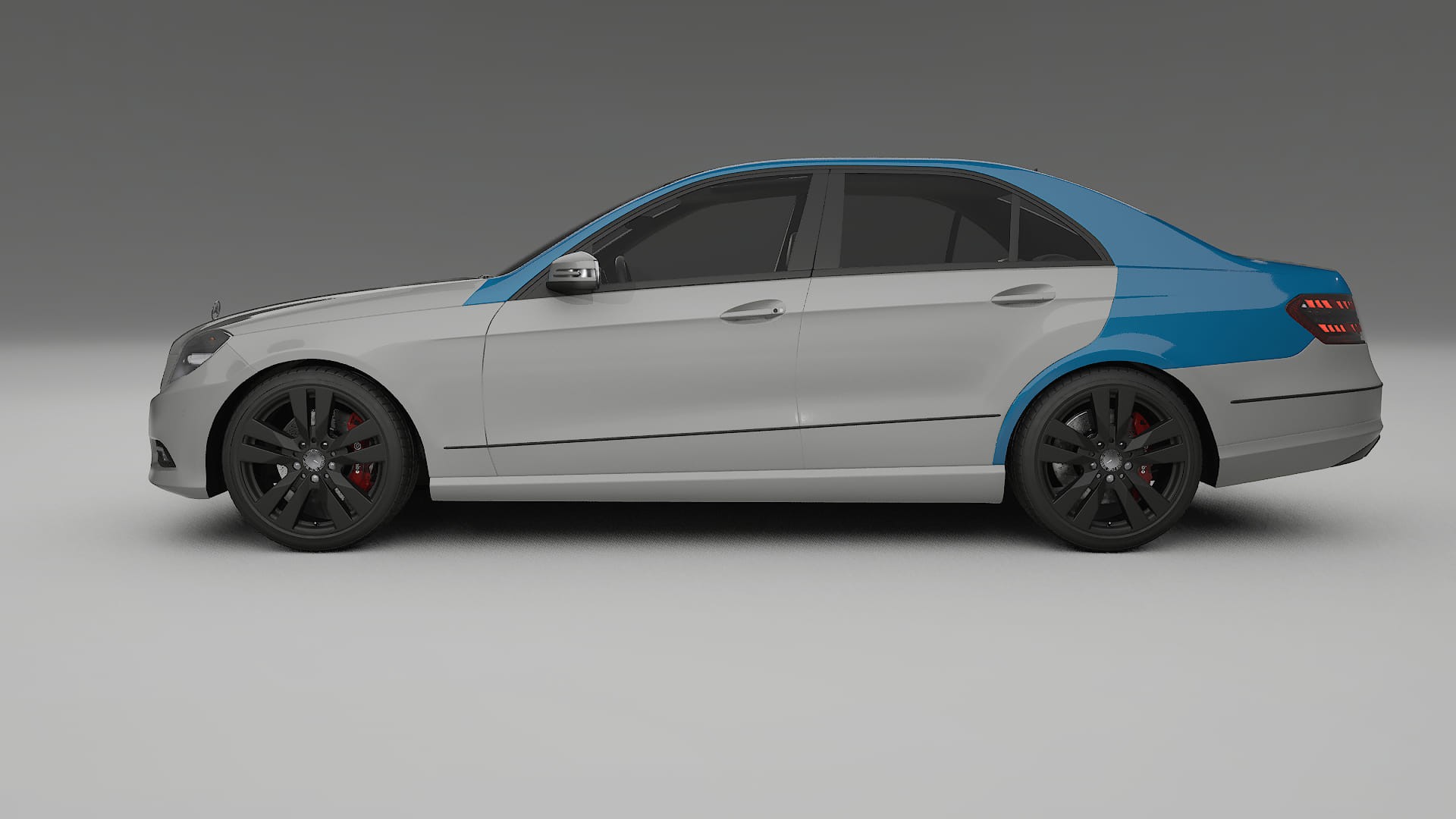 Mercedes E-class sedan W212 Prefacelift PPF Fólie | CrystalGuard Transparentní TPU PPF Kompletní Pre-cut Kit