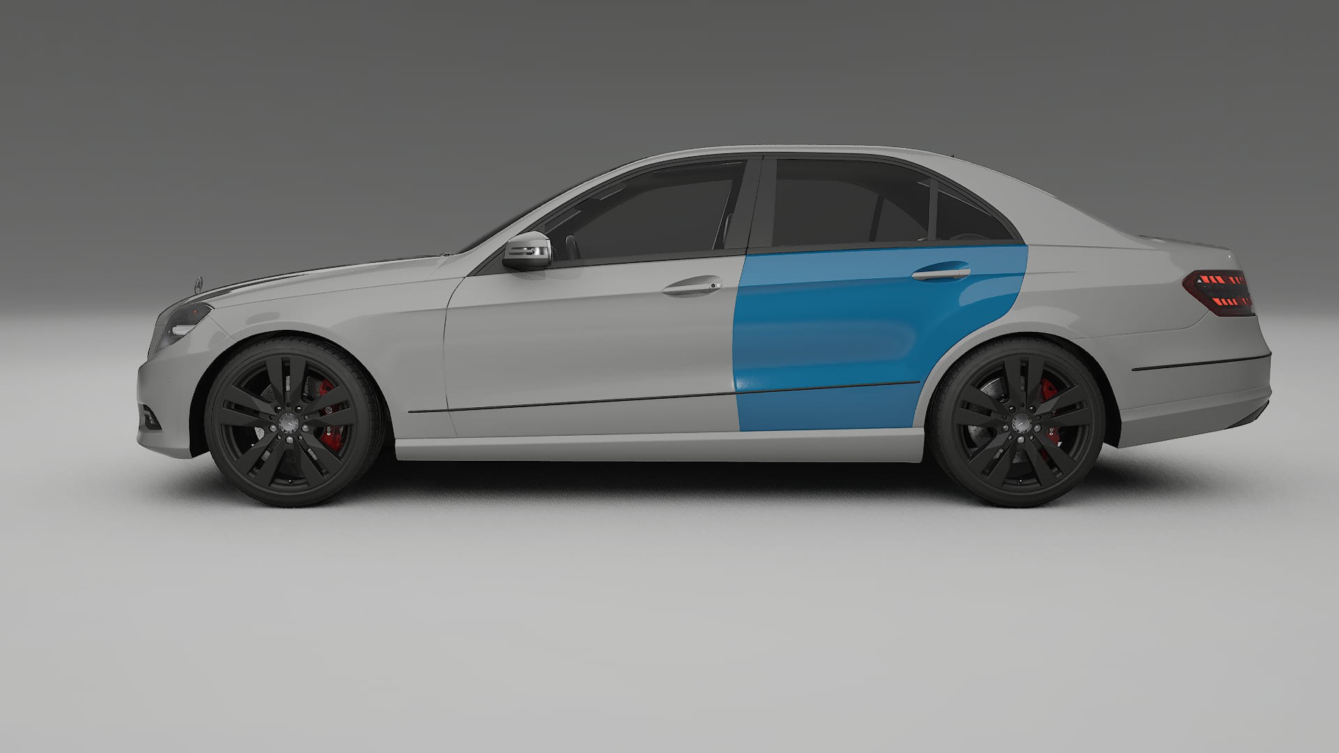 Mercedes E-class sedan W212 Prefacelift PPF Fólie | CrystalGuard Transparentní TPU PPF Kompletní Pre-cut Kit