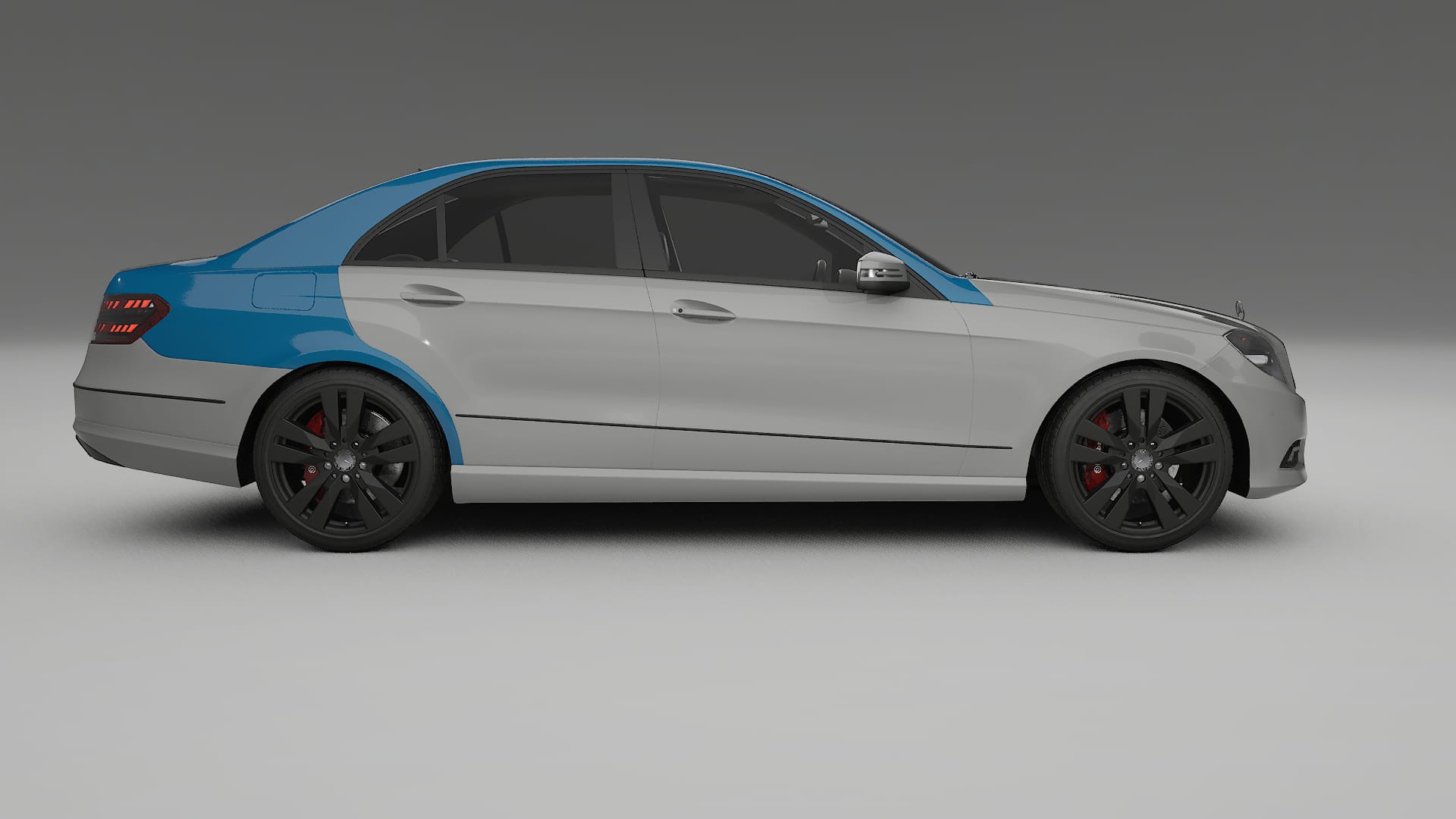 Mercedes E-class sedan W212 Prefacelift PPF Fólie | CrystalGuard Transparentní TPU PPF Kompletní Pre-cut Kit
