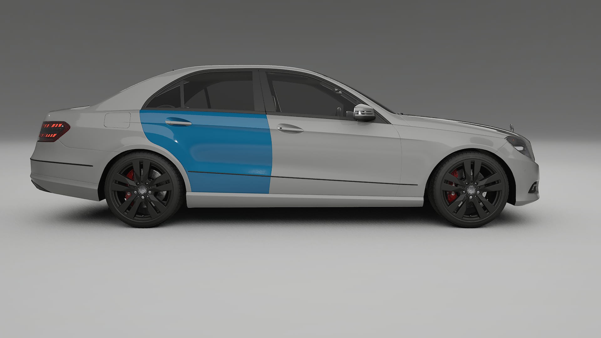 Mercedes E-class sedan W212 Prefacelift PPF Fólie | CrystalGuard Transparentní TPU PPF Kompletní Pre-cut Kit