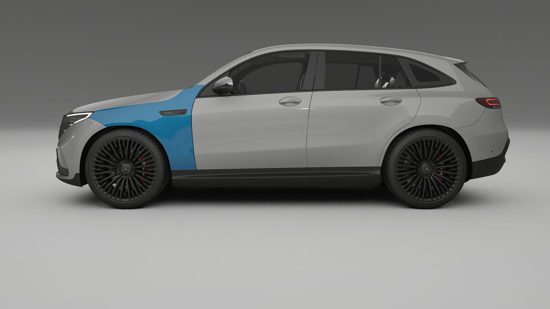 Mercedes EQC AMG PPF Fólie | CrystalGuard Transparentní TPU PPF Kompletní Pre-cut Kit