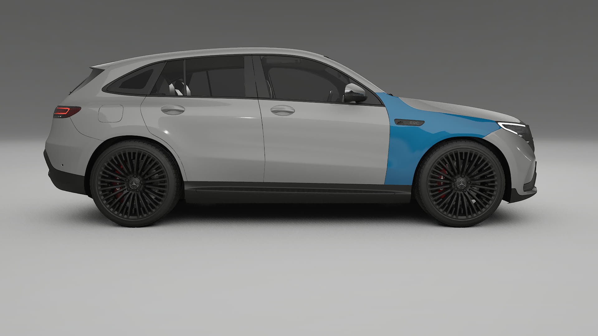 Mercedes EQC AMG PPF Fólie | CrystalGuard Transparentní TPU PPF Kompletní Pre-cut Kit