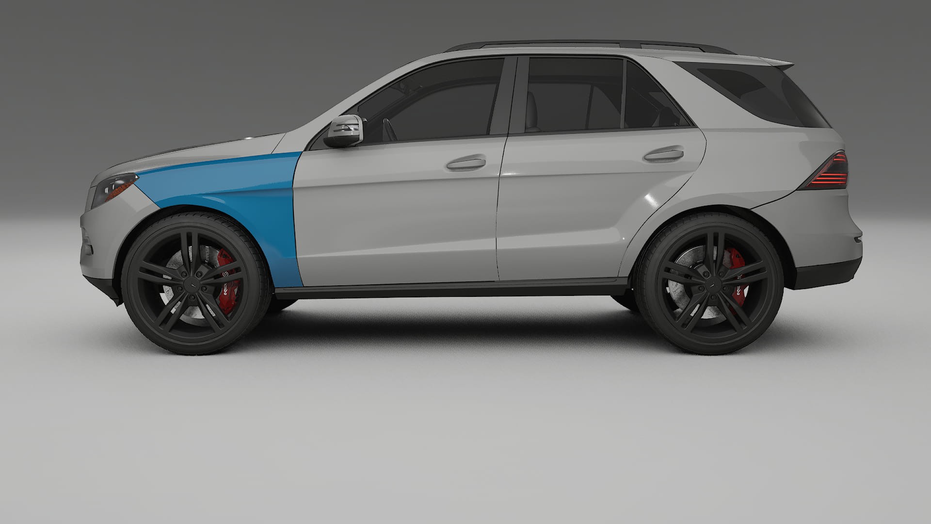 Mercedes M-class W166 PPF Fólie | CrystalGuard Transparentní TPU PPF Kompletní Pre-cut Kit