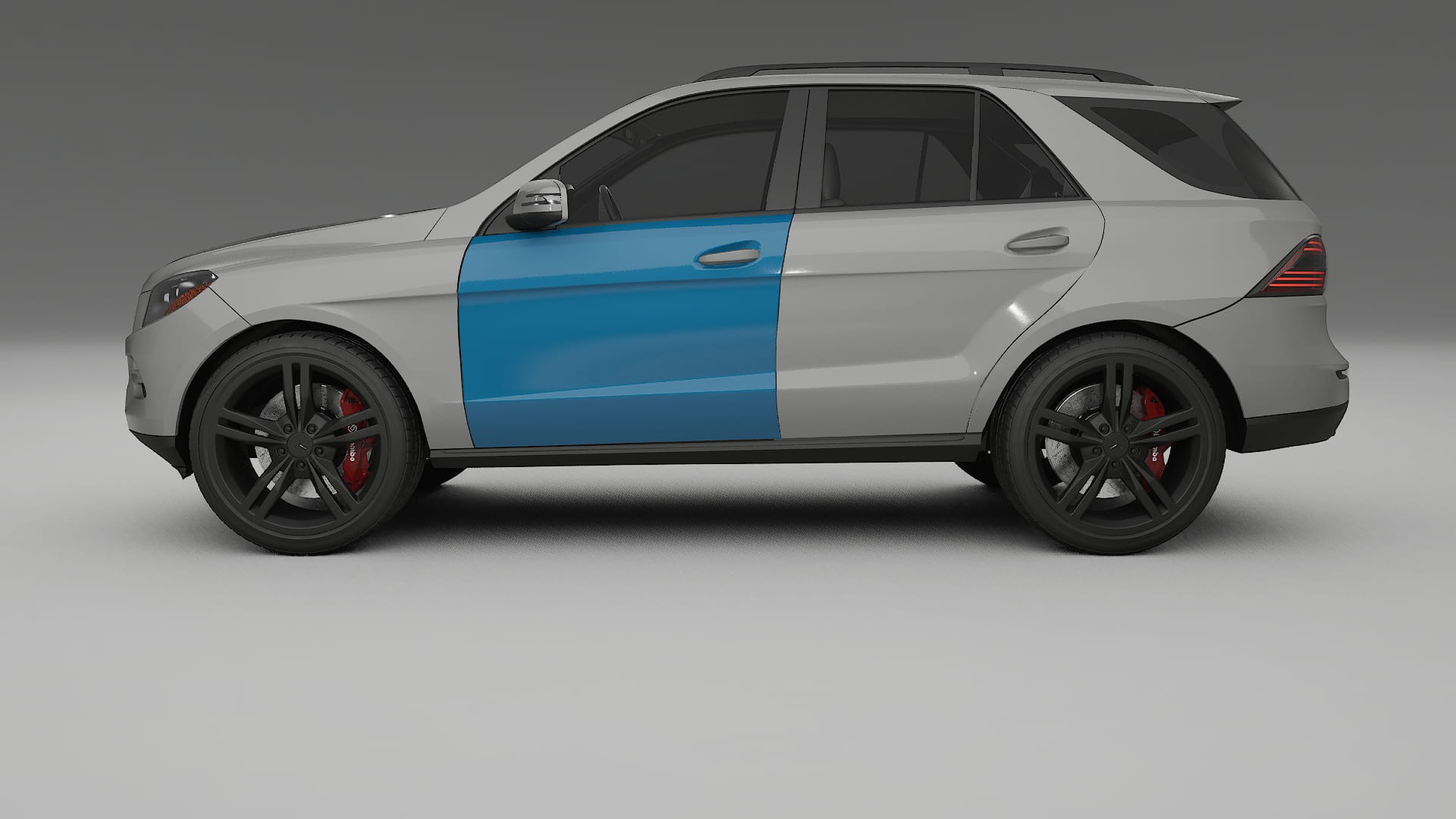 Mercedes M-class W166 PPF Fólie | CrystalGuard Transparentní TPU PPF Kompletní Pre-cut Kit