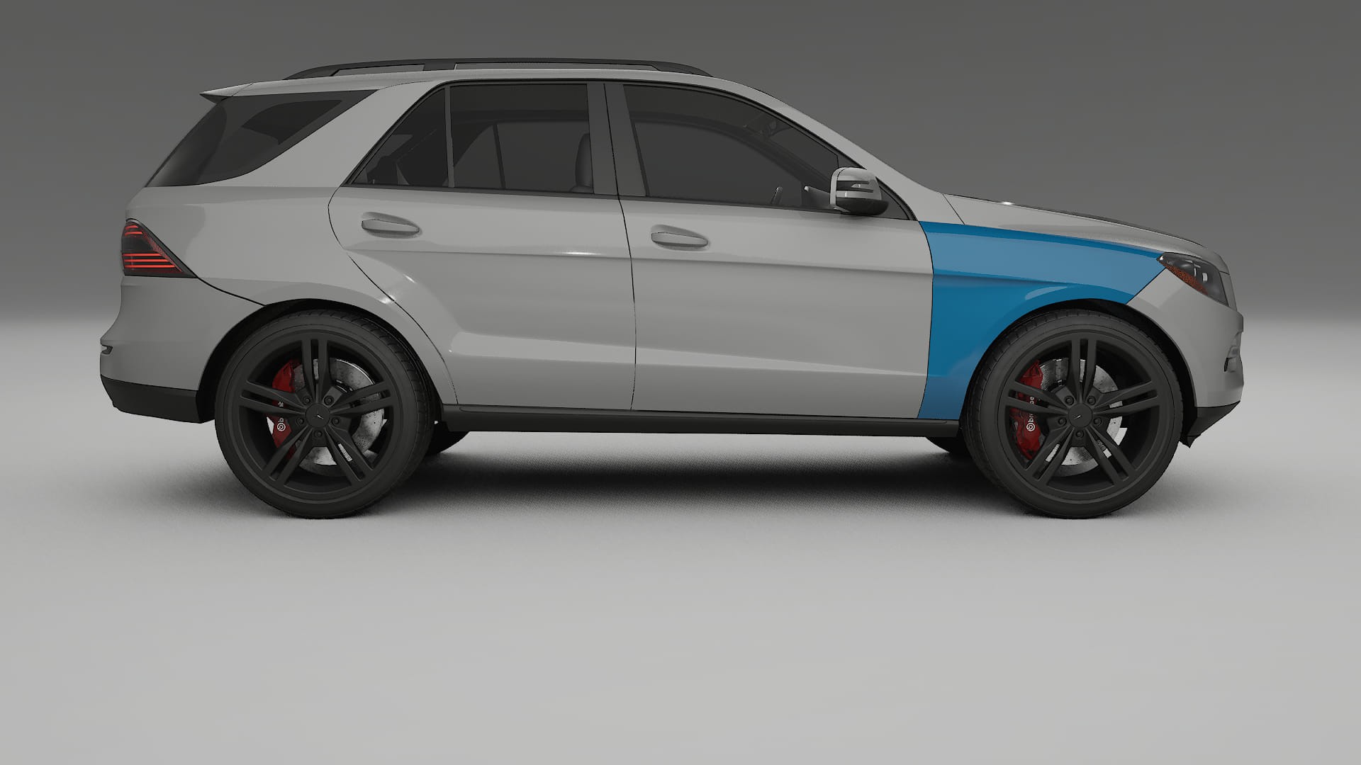 Mercedes M-class W166 PPF Fólie | CrystalGuard Transparentní TPU PPF Kompletní Pre-cut Kit