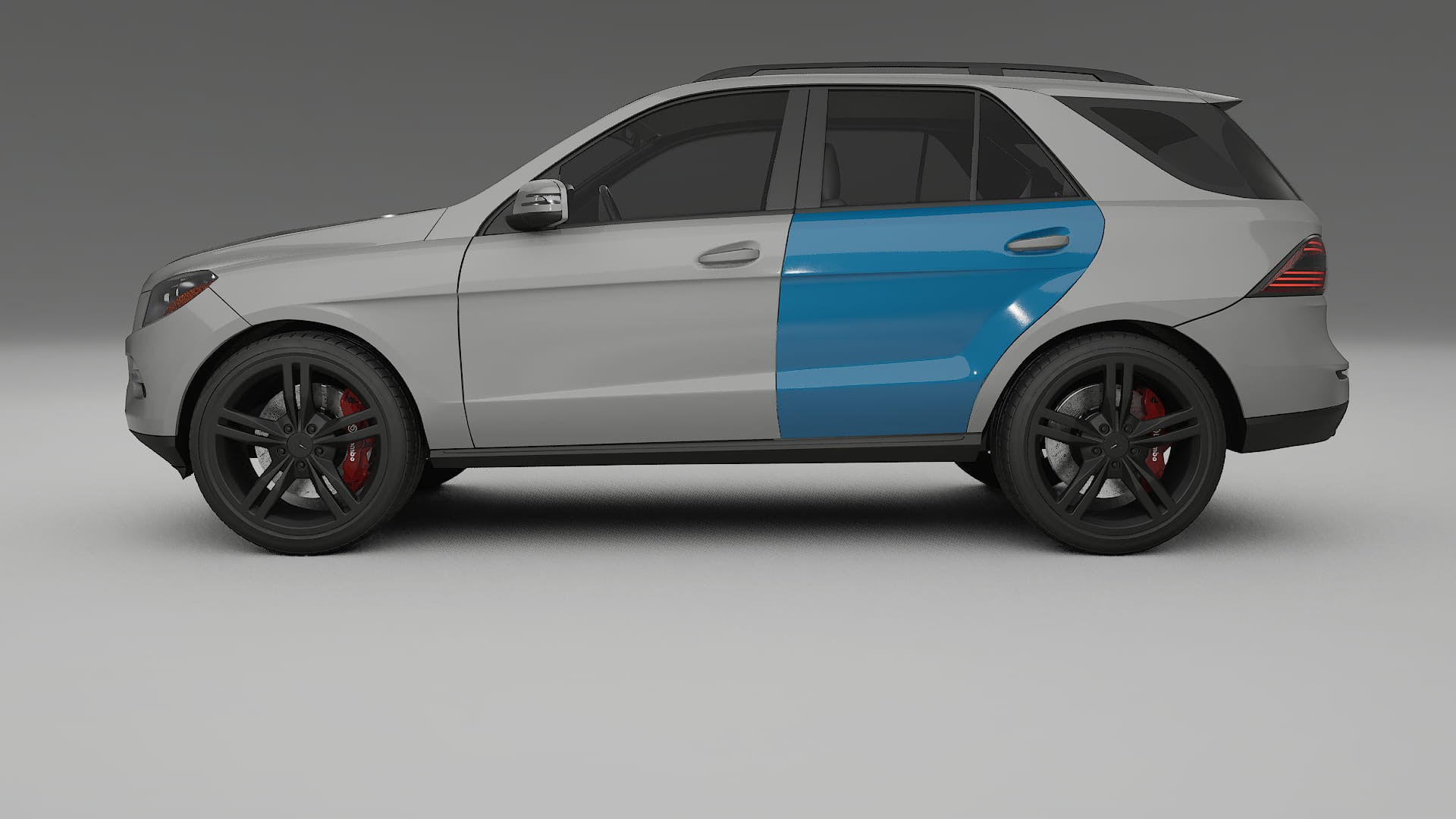 Mercedes M-class W166 PPF Fólie | CrystalGuard Transparentní TPU PPF Kompletní Pre-cut Kit