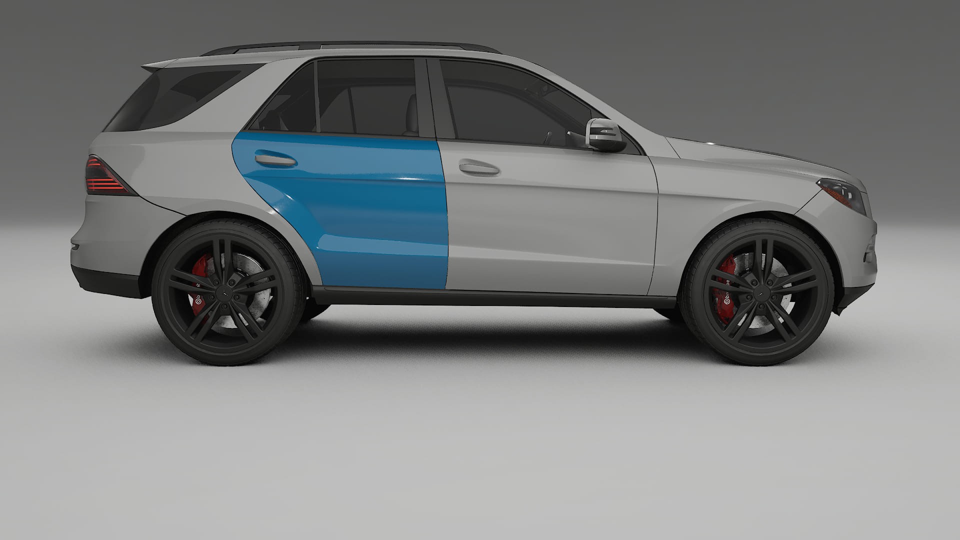 Mercedes M-class W166 PPF Fólie | CrystalGuard Transparentní TPU PPF Kompletní Pre-cut Kit