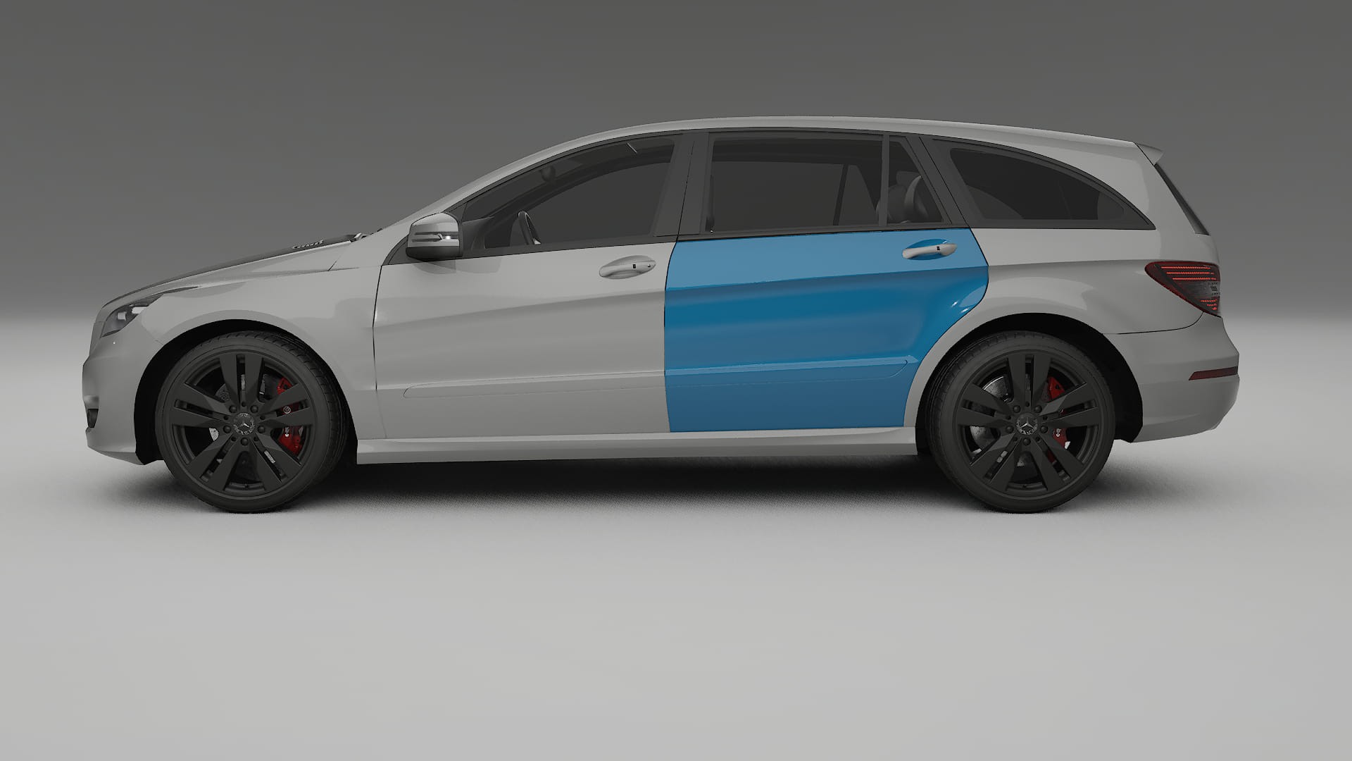 Mercedes R-class W251 facelift PPF Fólie | CrystalGuard Transparentní TPU PPF Kompletní Pre-cut Kit
