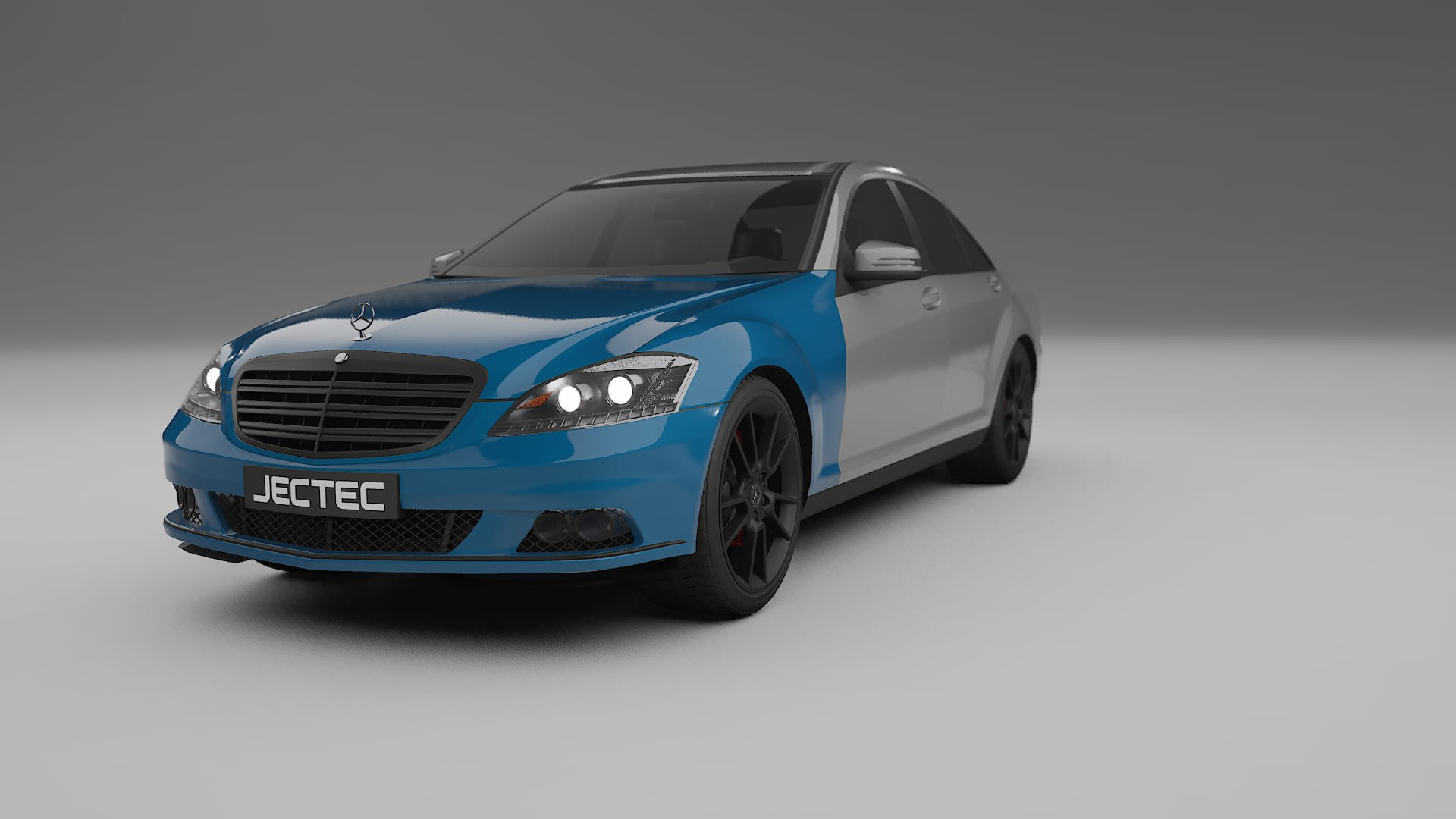 Mercedes S-class W221 facelift PPF Fólie | CrystalGuard Transparentní TPU PPF Kompletní Pre-cut Kit