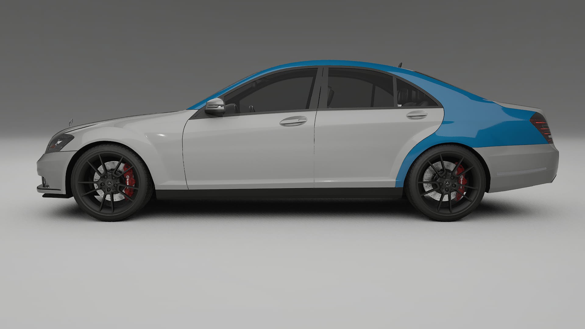 Mercedes S-class W221 facelift PPF Fólie | CrystalGuard Transparentní TPU PPF Kompletní Pre-cut Kit
