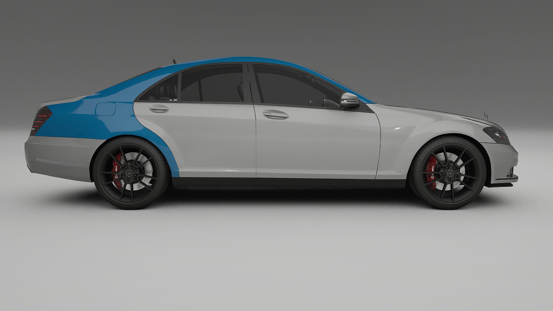 Mercedes S-class W221 facelift PPF Fólie | CrystalGuard Transparentní TPU PPF Kompletní Pre-cut Kit
