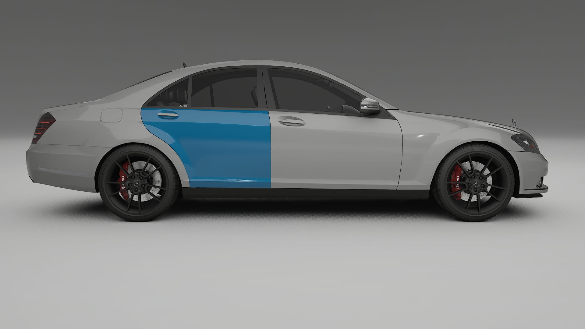 Mercedes S-class W221 facelift PPF Fólie | CrystalGuard Transparentní TPU PPF Kompletní Pre-cut Kit
